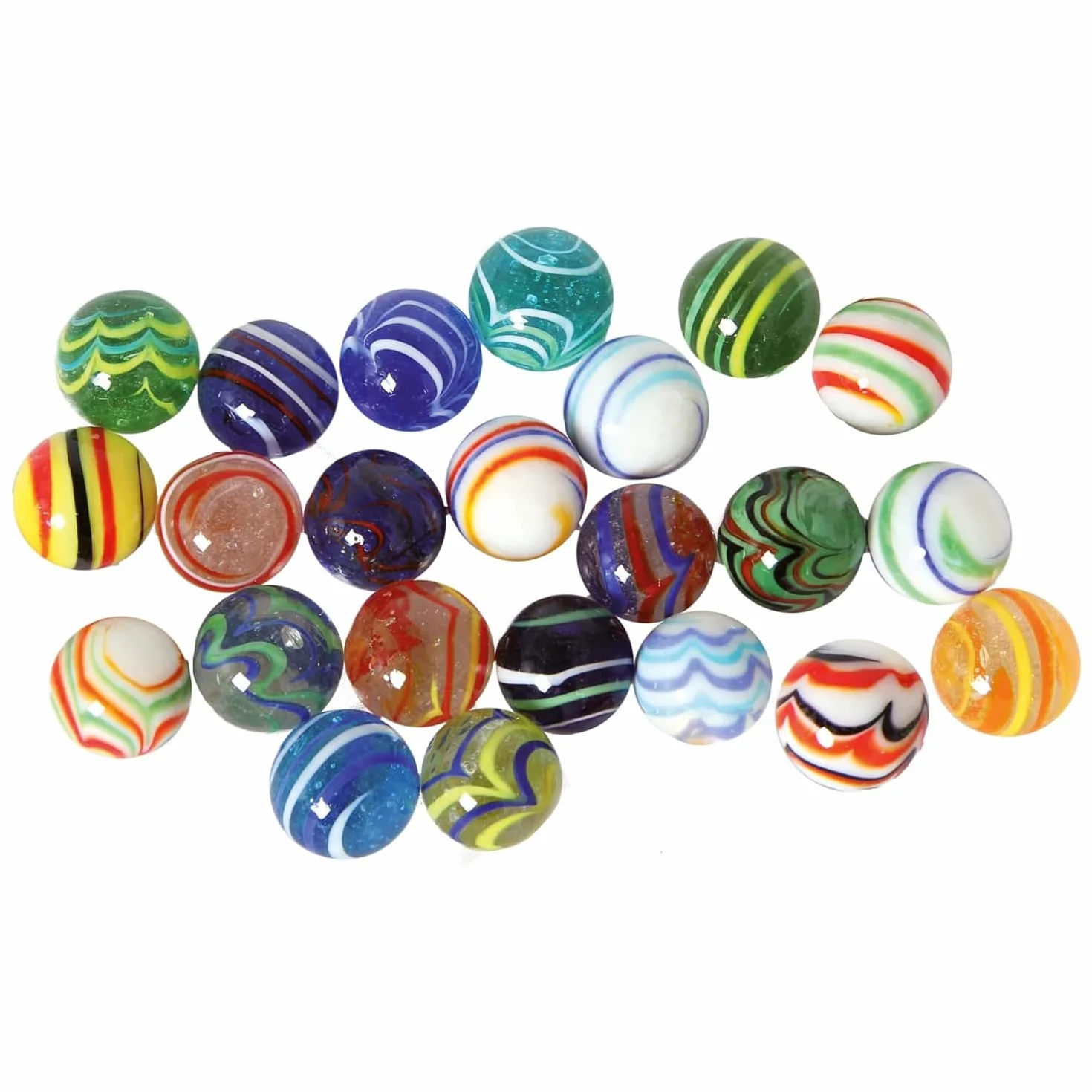 Tokaneit 20 sztuk szklanych kulek, kolorowe kocie oczy, przezroczyste, ręcznie robione szklane kulki, kolorowe kulki, 16 mm szkło dekoracyjne, sport na świeżym powietrzu, wystrój mieszkania, dekoracja