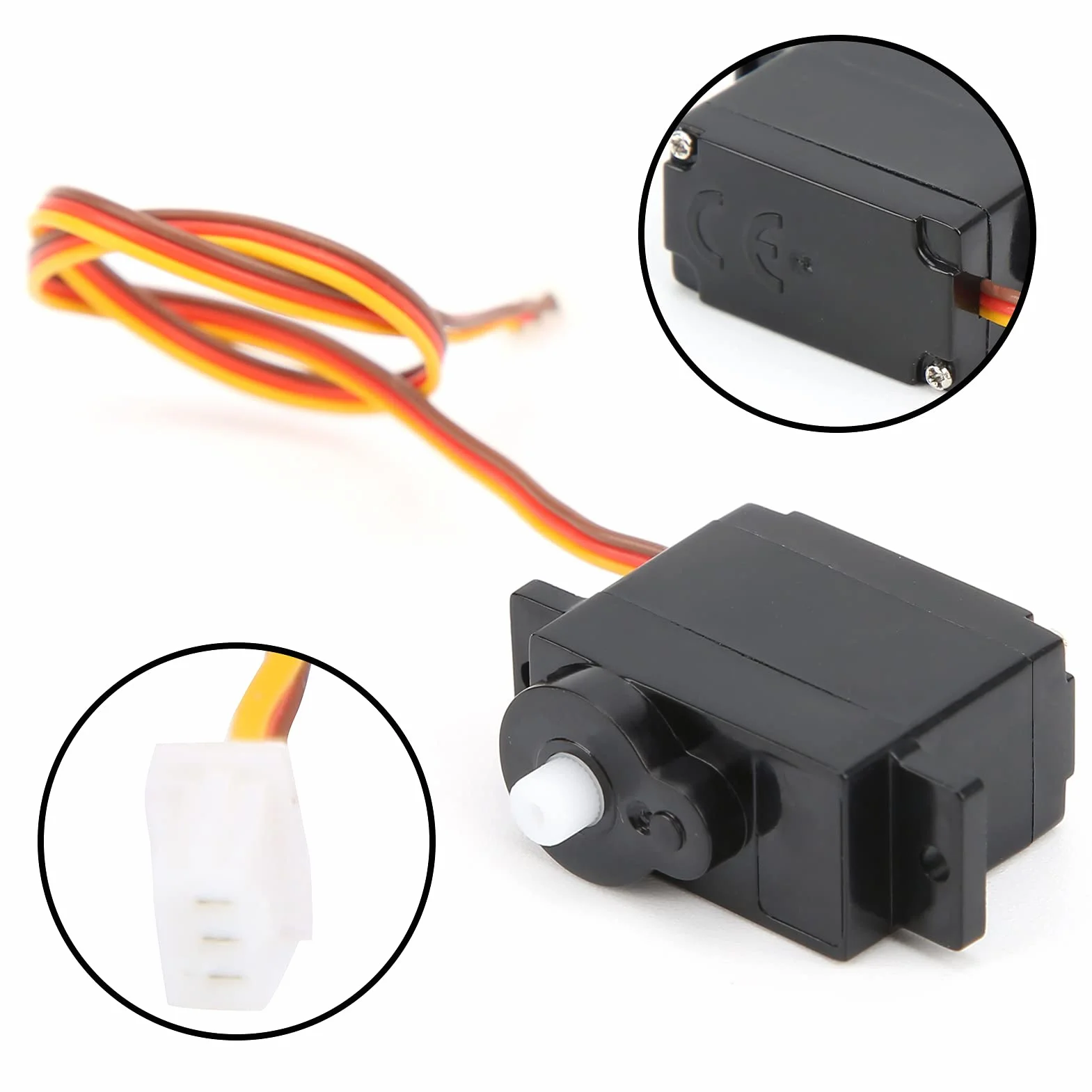 Stałopłat RC Samolot Servo z Ramieniem Serwomechanizmu i Podstawą Akcesorium RC do WLtoys XK X450, Ramię Serwomechanizmu i Akcesorium Podstawy RC