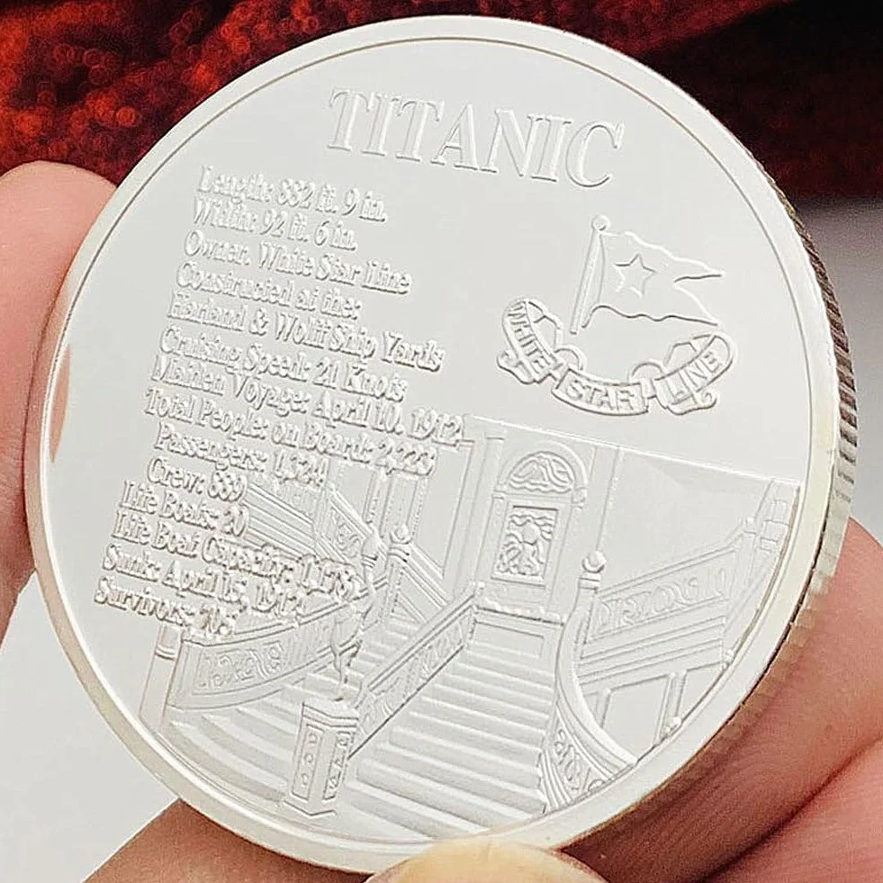 Monety kolekcjonerskie Titanic: 1912 Rms Memorial Medal, Moneta Wyzwania Światowego Dziedzictwa, Monety kolekcjonerskie Titanica, Titanic prezenty dla mężczyzn, kobiet