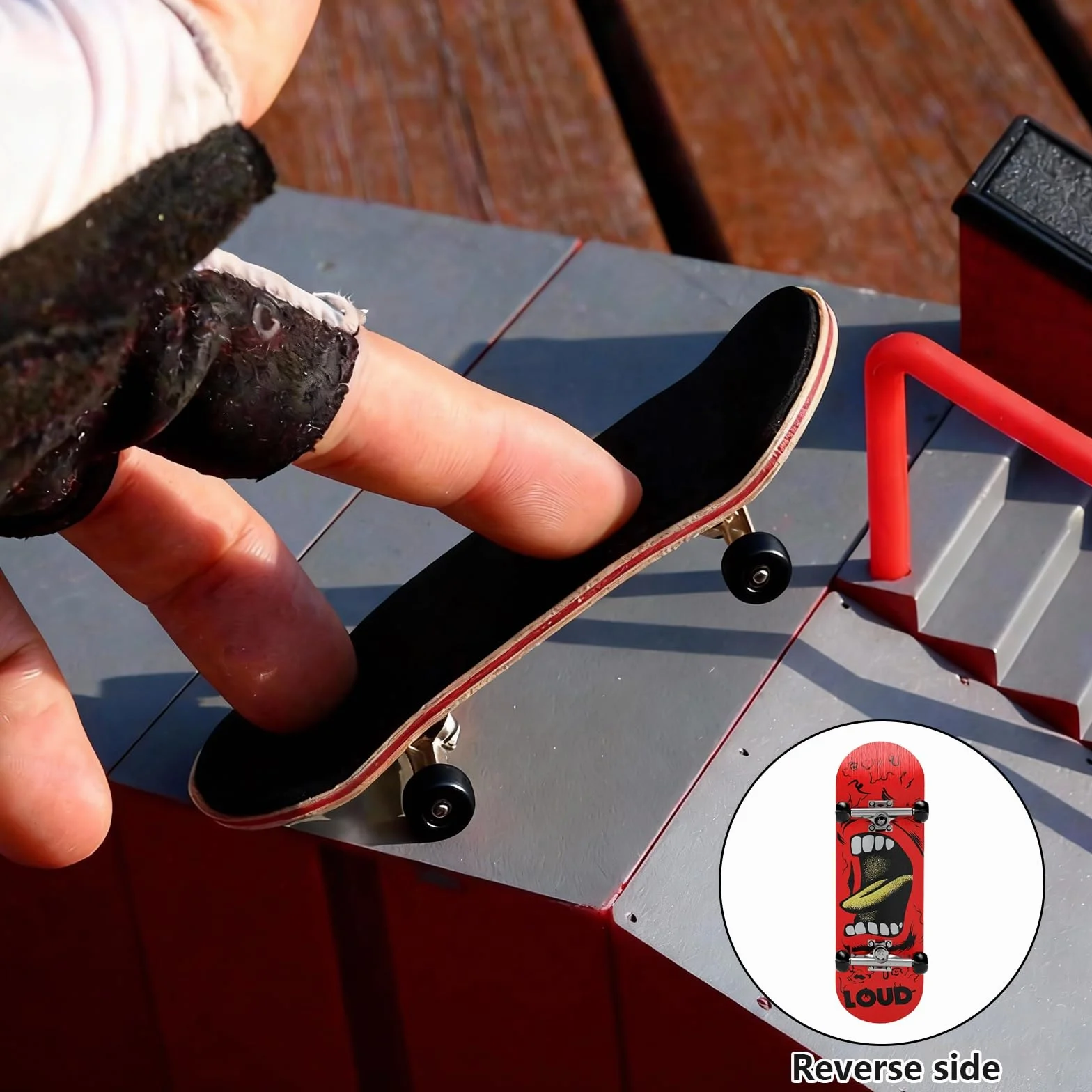 Mini Deskorolka na palce, 5 Couches Deskorolka na palce, drewno DIY mini deskorolka, dla fanów prezenty urodzinowe dla dzieci, gry i zabawki dla dzieci