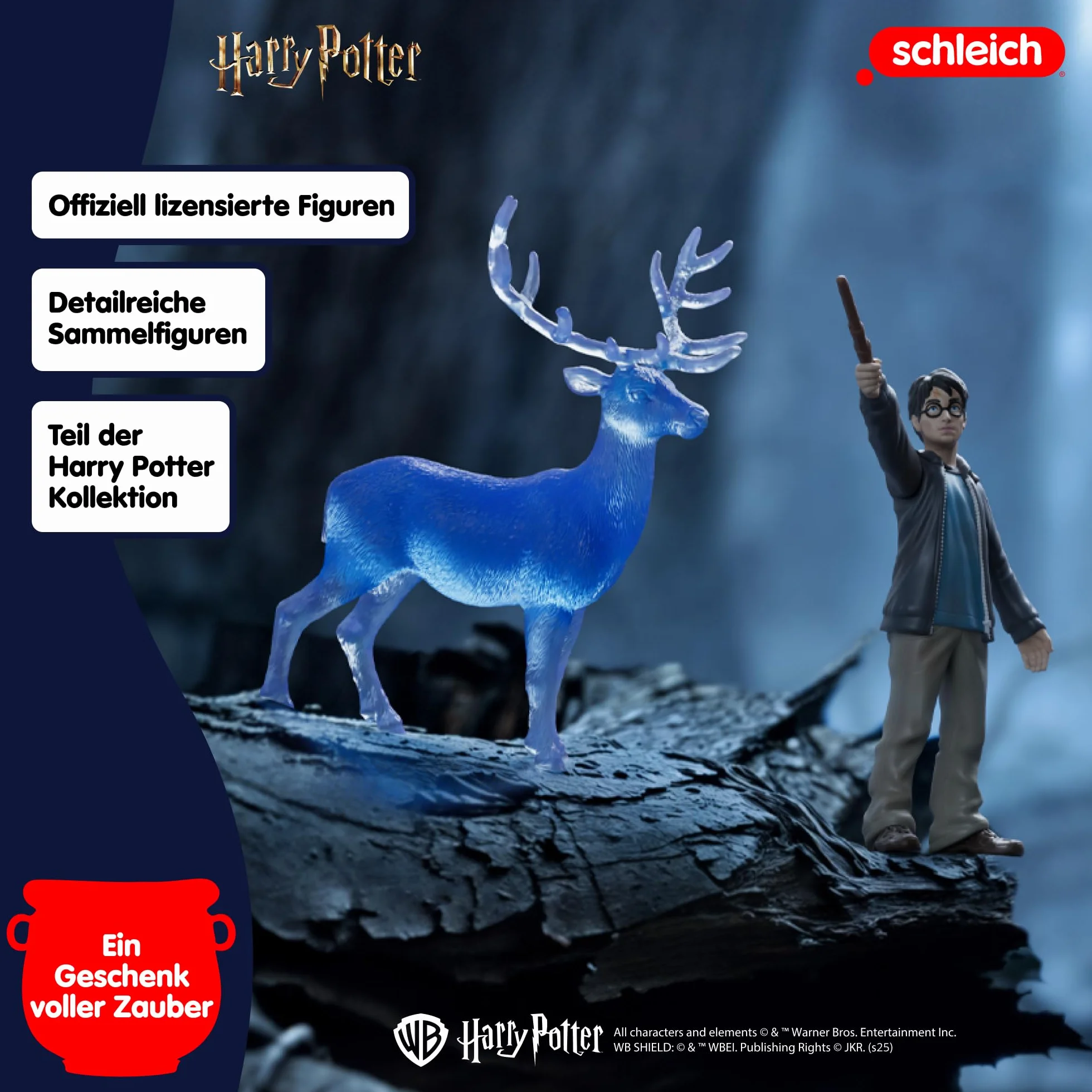 schleich 42680 Harry Potter i Patronus, od 6 lat, WIZARDING WORLD - figurka, 16 x 11 x 18 cm
