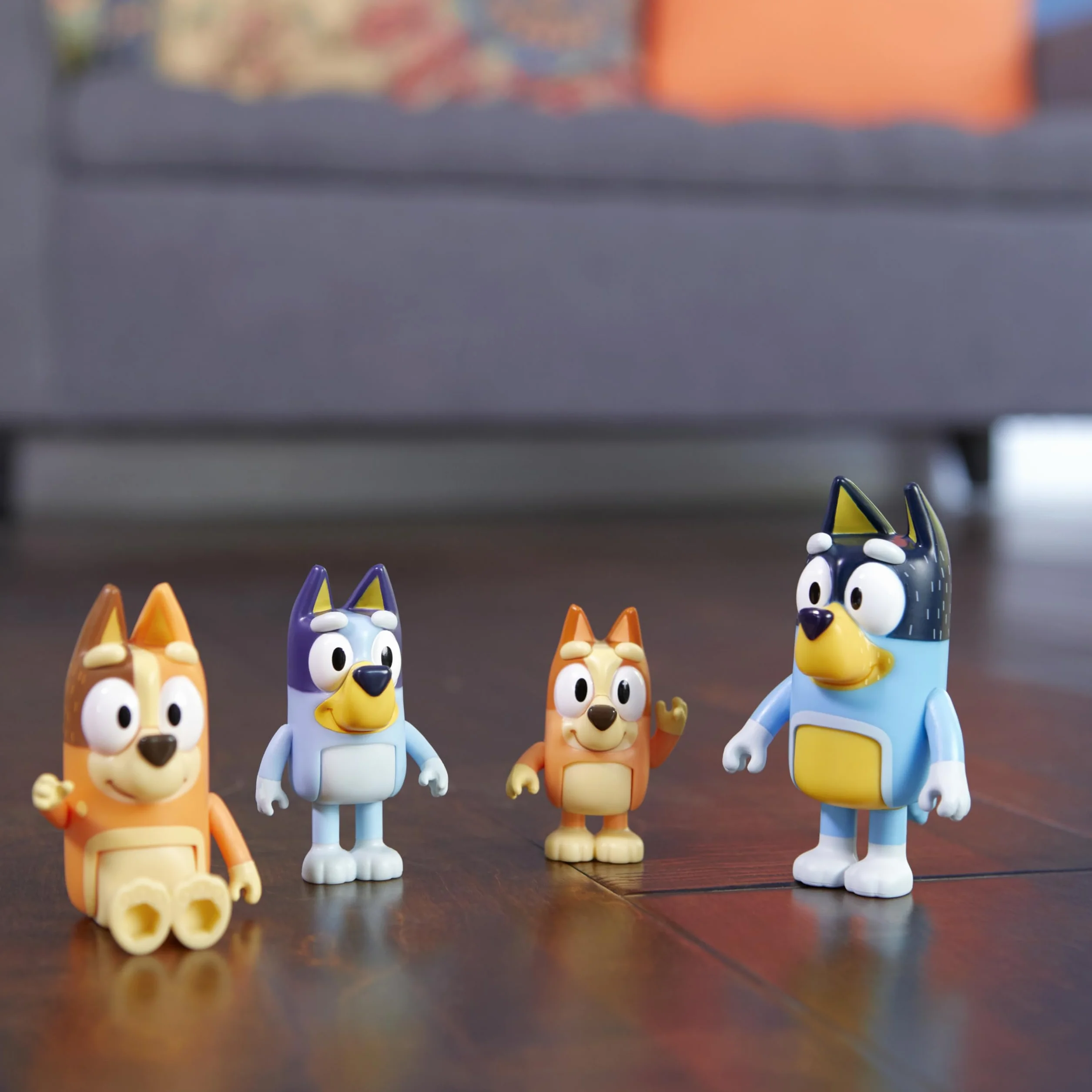 Bluey Family Zestaw Figurek, Wielokolorowy, Od 3 lat