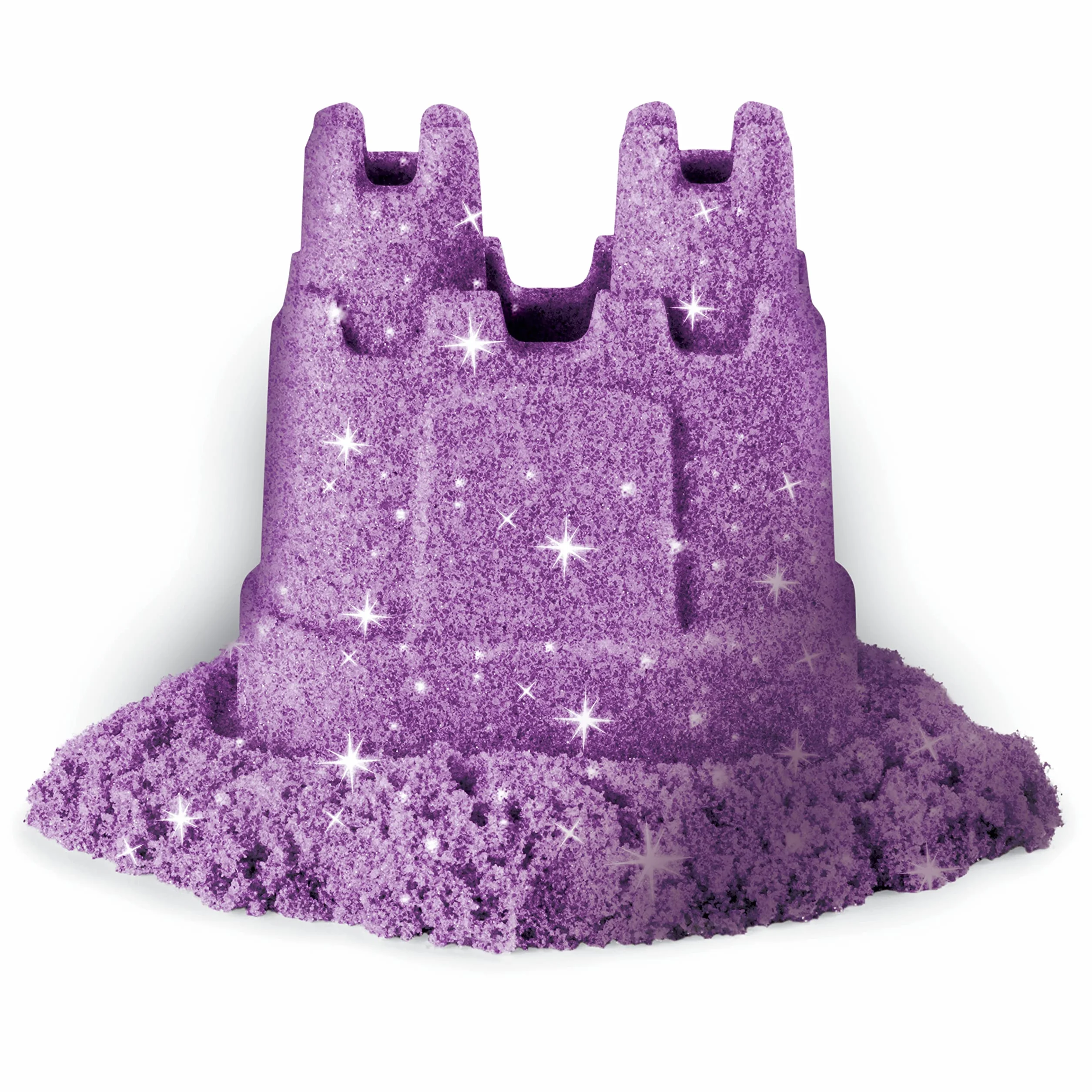 Kinetic Sand Shimmering Sand 3 Pack with Sandcastle Molds