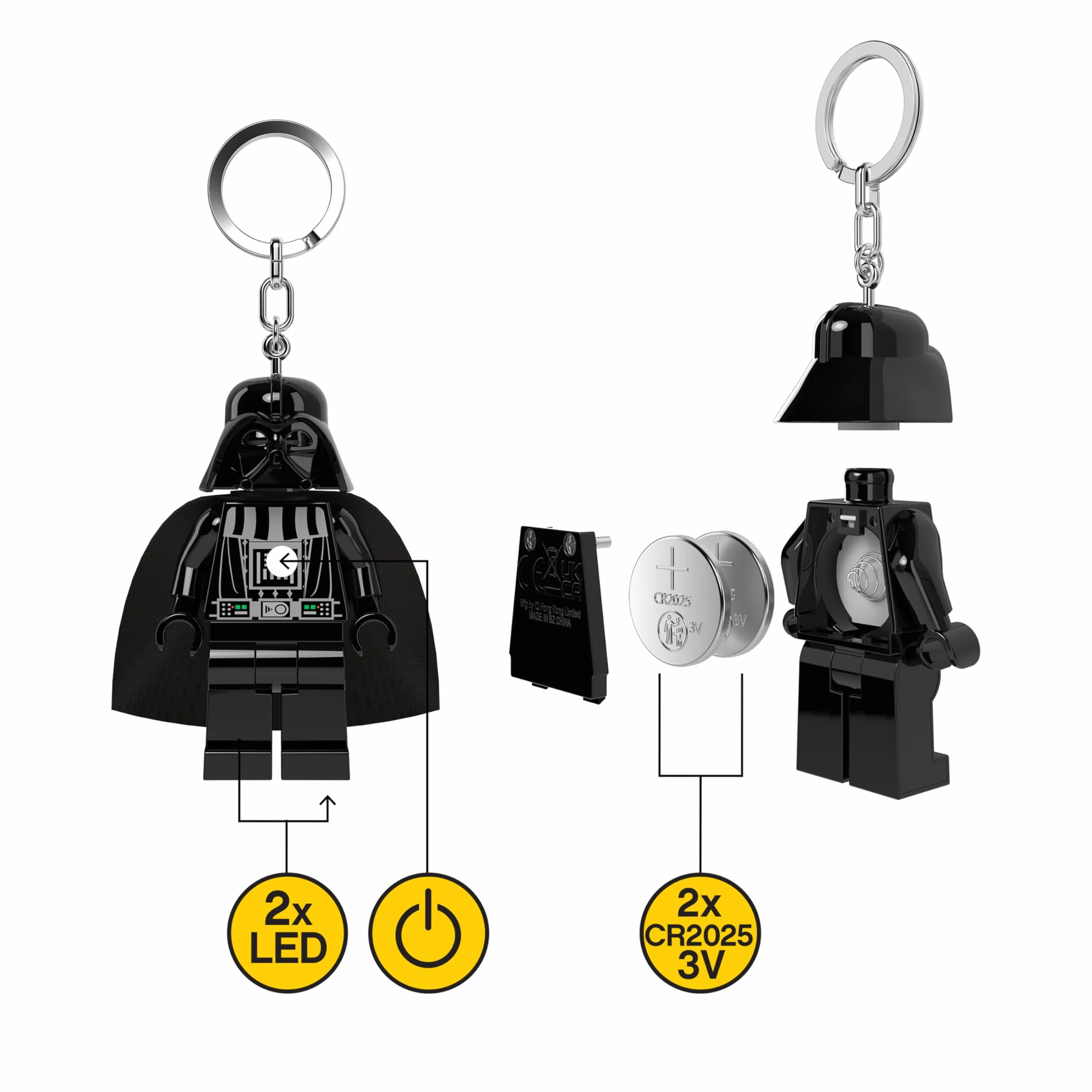 Lego Darth Vader Latarka Brelok do Kluczy 8 cm