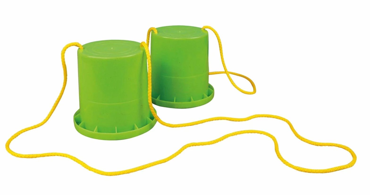 LENA Eco szczudła doniczkowe 17 cm, puszki dla dzieci, dla dzieci do równowagi, mieszanka tworzywa sztucznego i drewna o zapachu drewna, idealne do koordynacji, certyfikat TÜV, od 3 lat