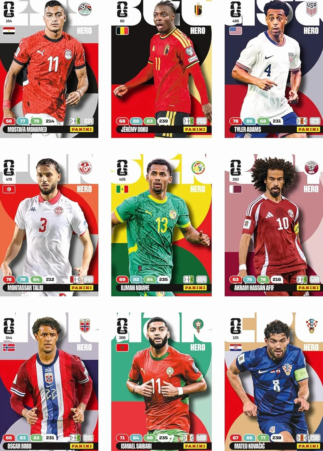 Panini Mistrzostwa Świata FIFA 2026 Trading Cards Game Blister 7 kieszeni + 4 karty z limitowanej edycji