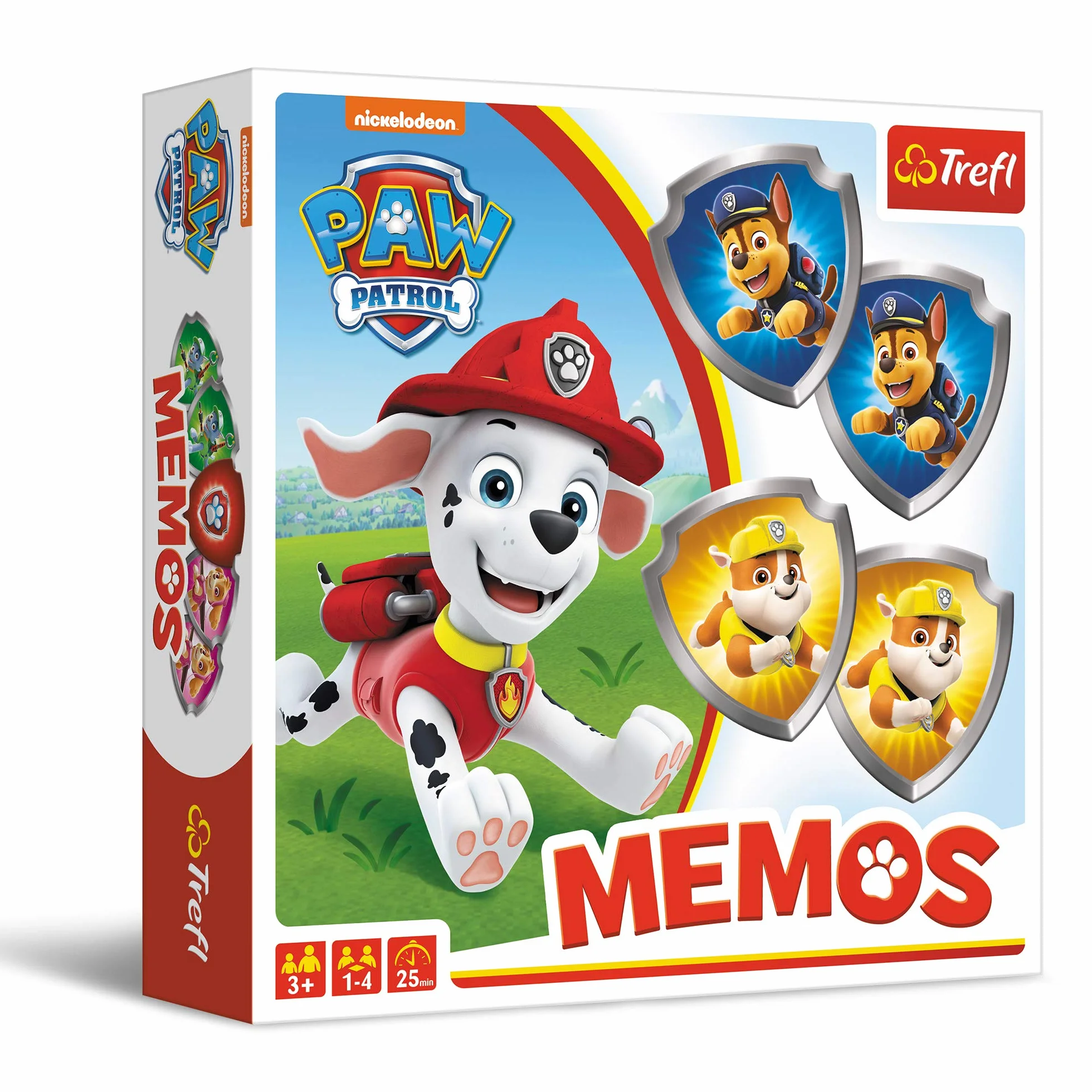 Trefl Memos Psi Patrol Rodzinna Gra dla Dzieci od 3 lat