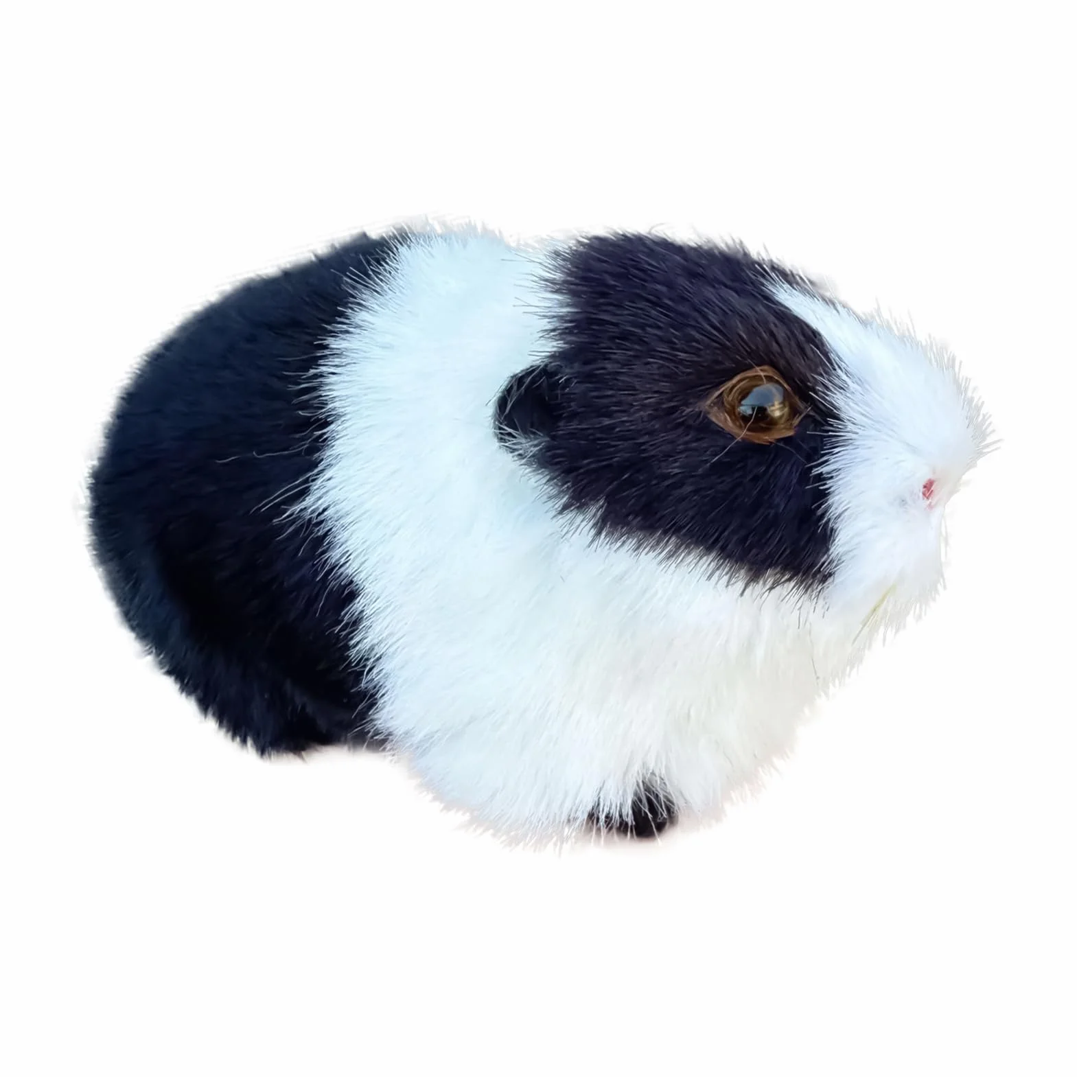 Huggable Cute Hamster, Soft Stuffed Animal, 4.72x2.36x2.76 Inches Cuddly Toy with ABS Frame, Artificial Hair Cute Animal, Hamster Stuffed with Adorable Design, Hugging Toy for Kids and Adults