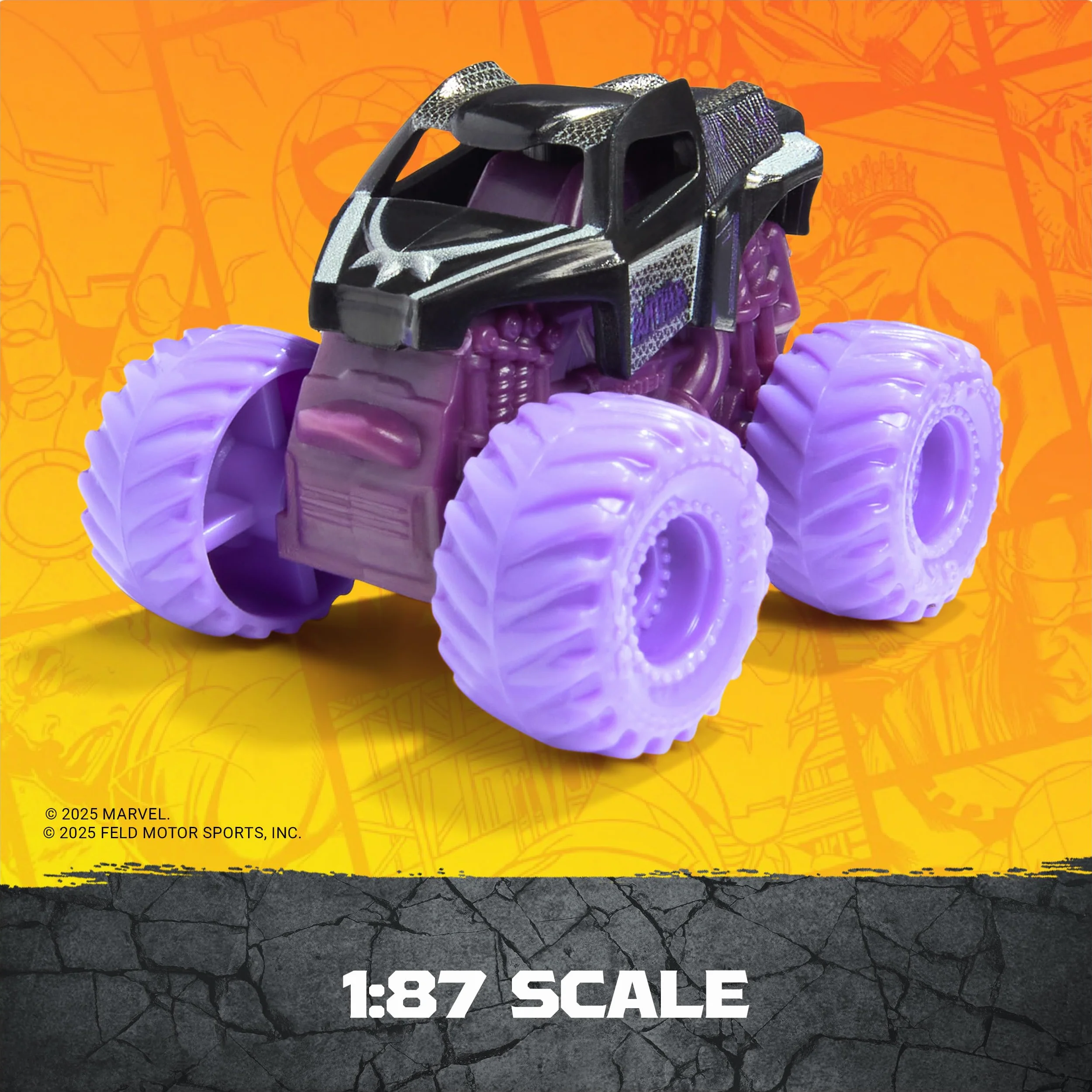Monster Jam Zabawka ciężarówka Mini Jams 5PK Marvel