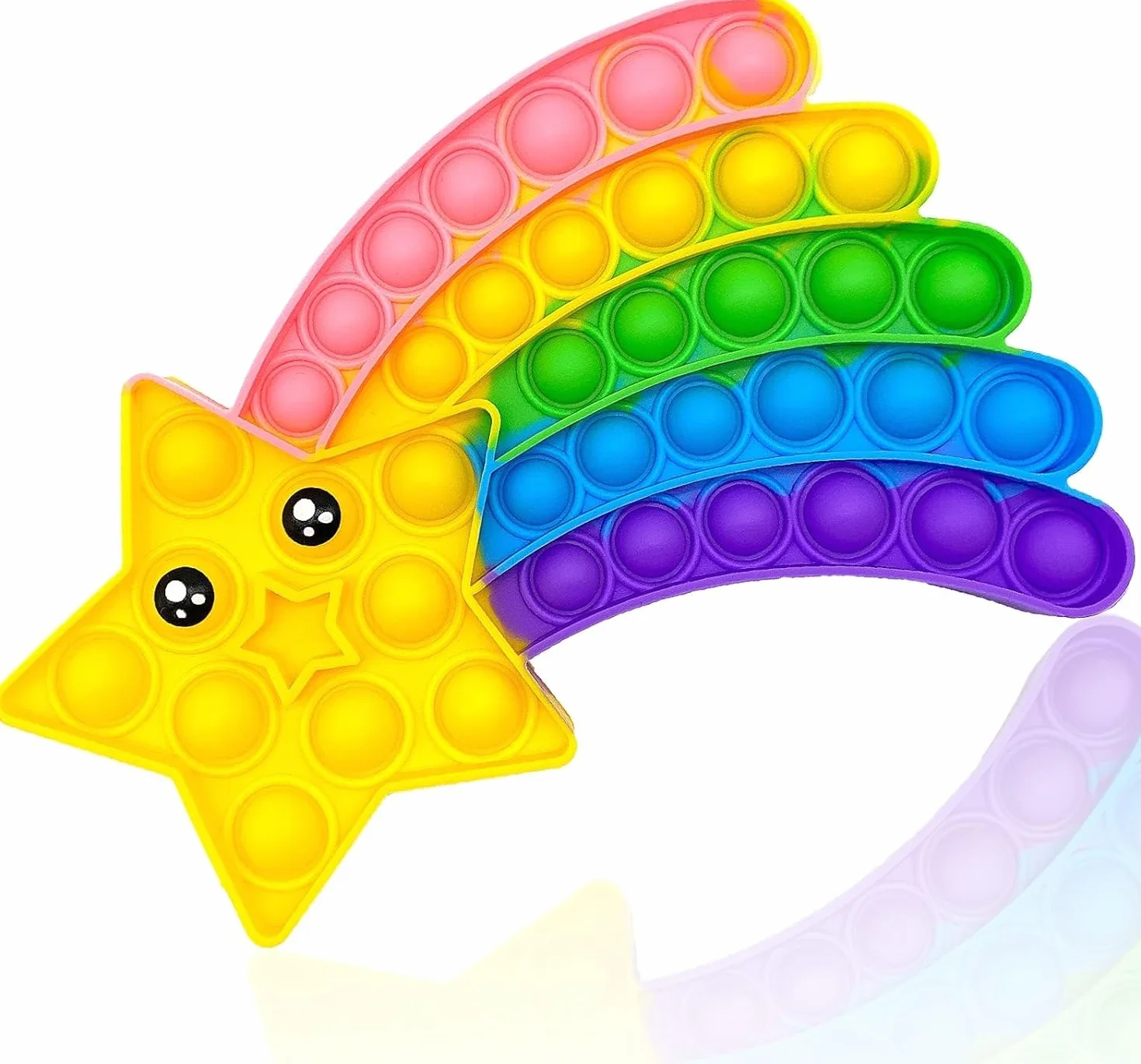 Popit Pop on It zabawka dla dzieci i dorosłych, Fidget Toy dla osób z autyzmem, ADHD i zaburzeniami lękowymi