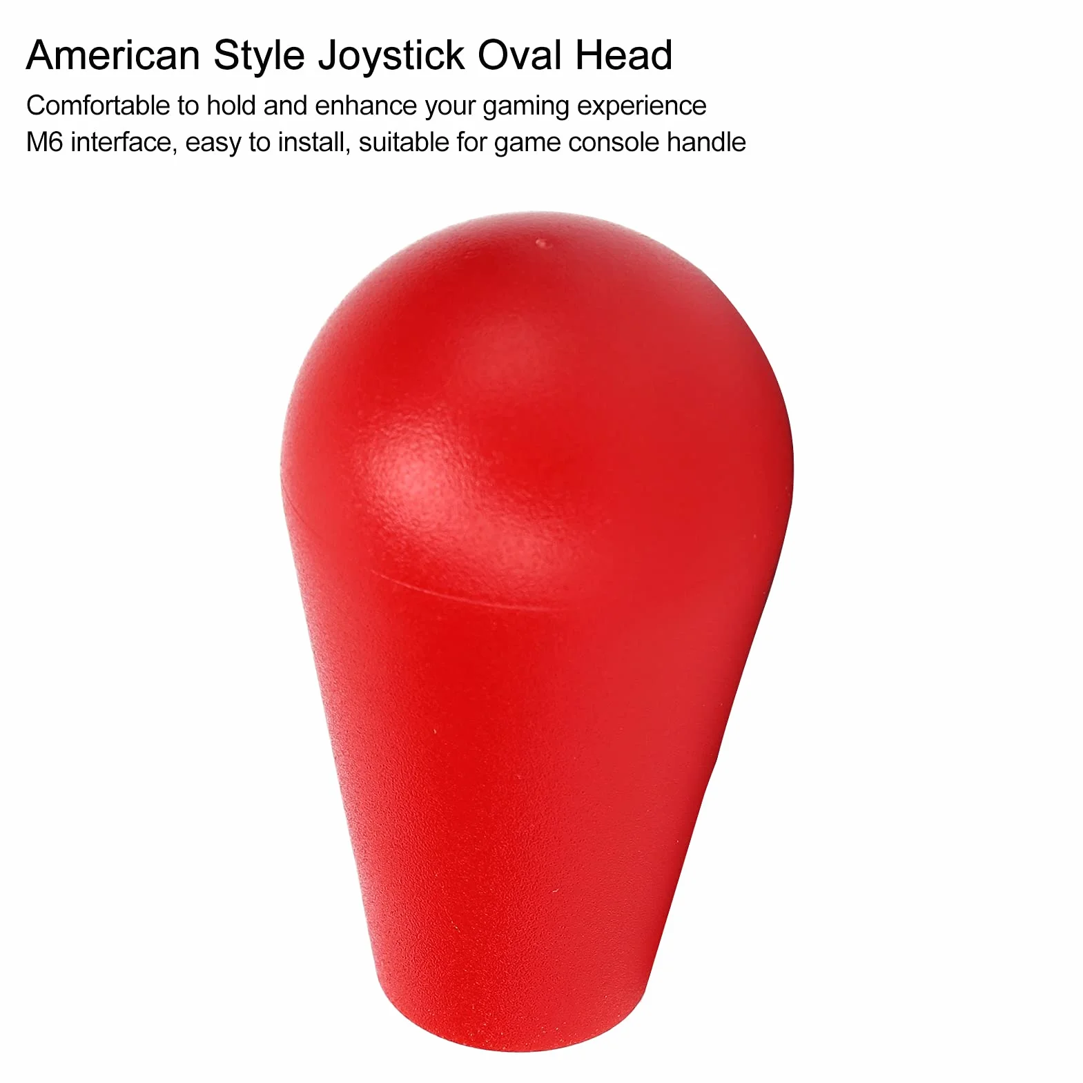 Oval Balltop Joystick Head Rocker Ball Górny Uchwyt M6 Arcade Game Części Zamienne