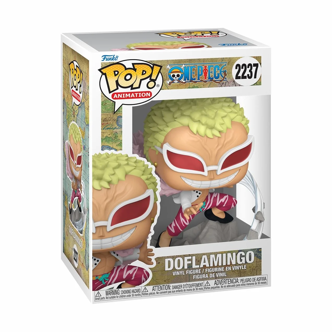 Funko Pop! Animacja: One Piece - (Refresh) - Doflamingo - kolekcjonerska figurka winylowa - pomysł na prezent - oficjalny towar - zabawki dla dzieci i dorosłych - Fani anime - Model figurka dla