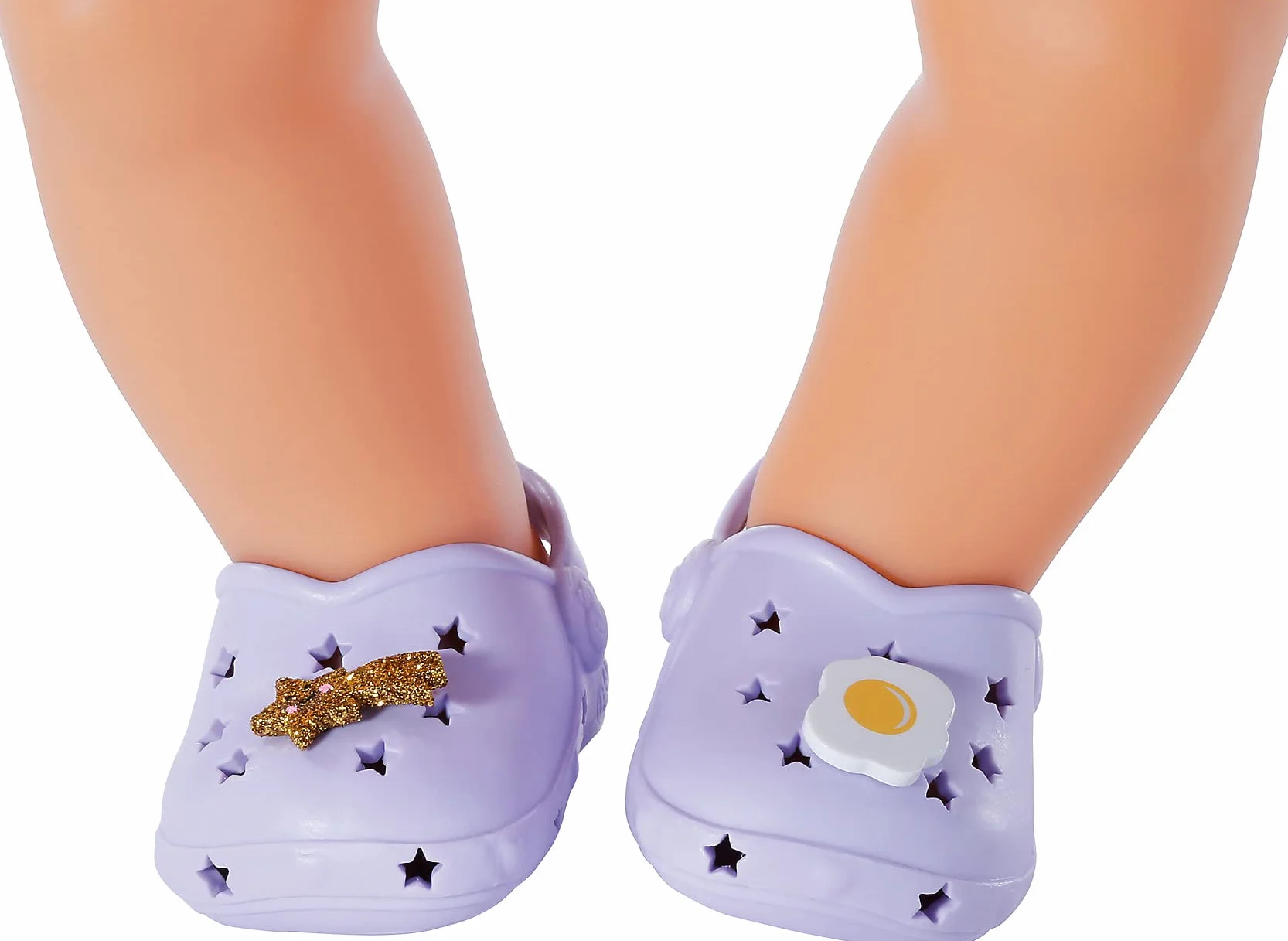 BABY born Holiday Shoes with Pins for 43 cm Doll - Four Colourful Decorative Accents - Easy for Small Hands, Creative Play Promotes Empathy & Social Skills, For Toddlers 3 Years & Up