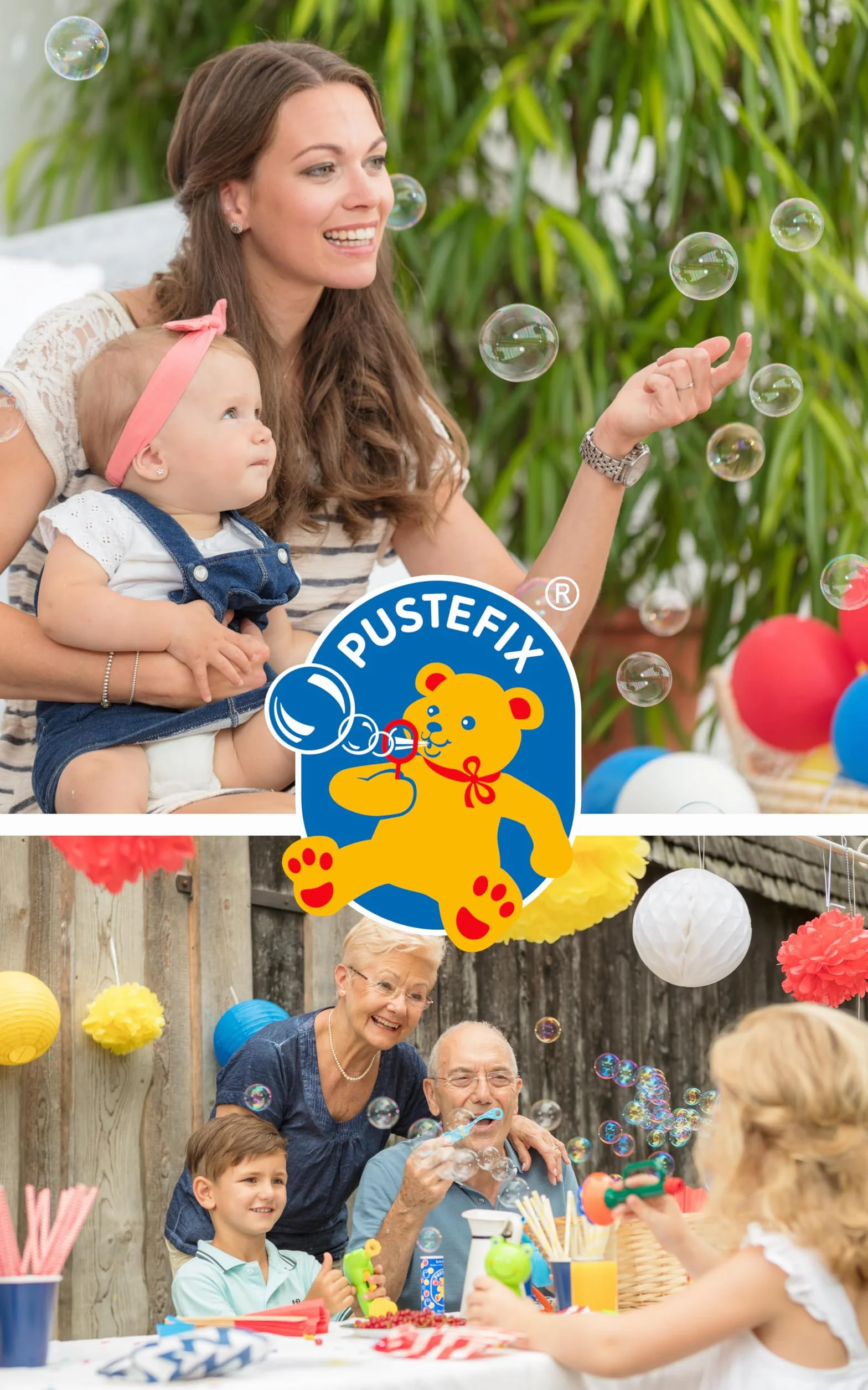 PUSTEFIX 420869872 XXL-Bubbles butelka uzupełniająca Maxi, 1000 ml wody do robienia baniek mydlanych bańki mydlane na wesele, urodziny dziecka, wieczór, ogromne bańki mydlane dla dzieci i dorosłych