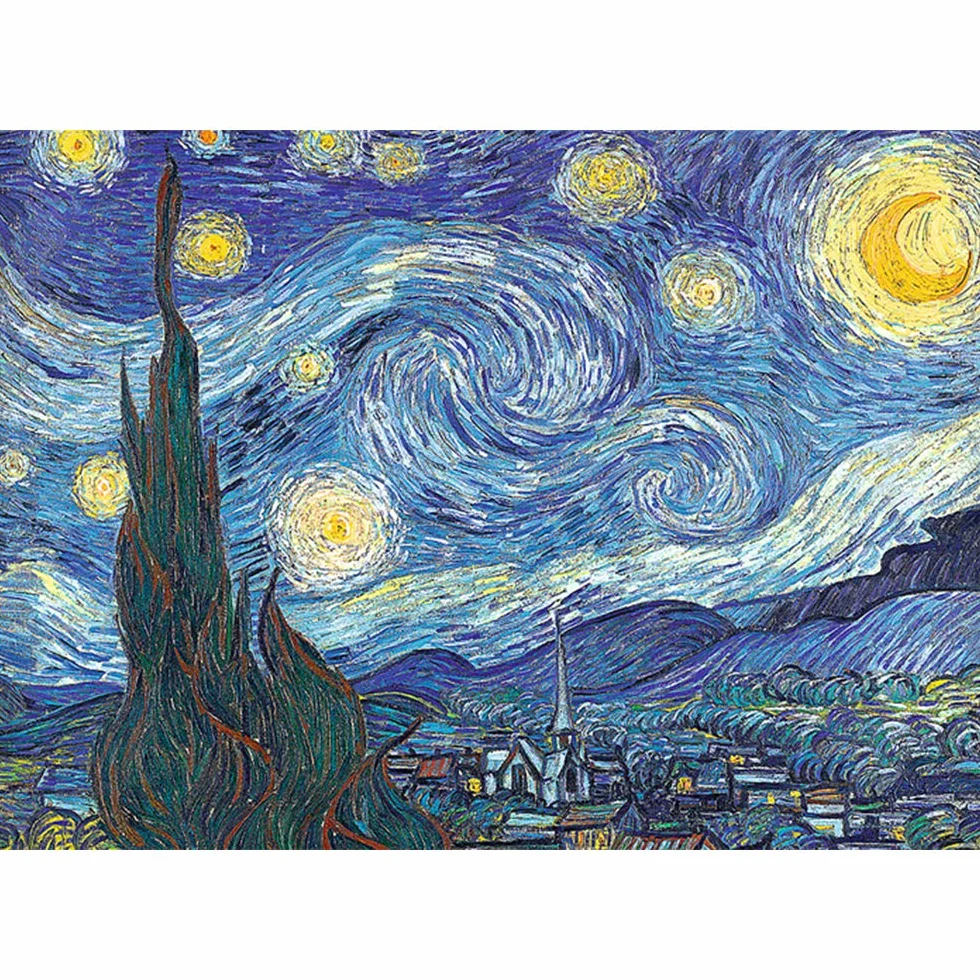 Trefl Gwiaździsta Noc Puzzle 1000 Elementów Art Collection o Wysokim Nasyceniu Kolorów dla Dorosłych i Dzieci od 12 lat