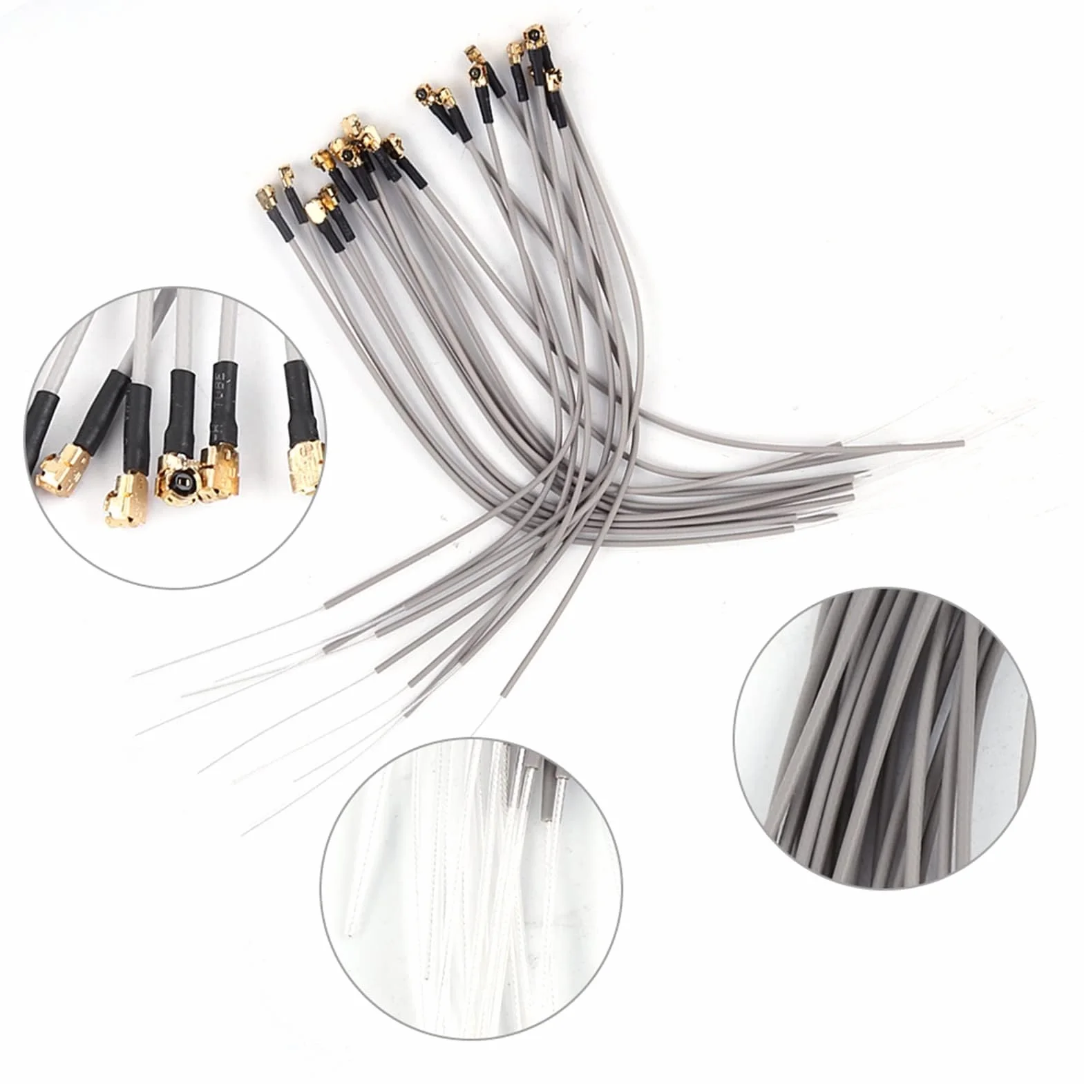 20 Sztuk Antena Odbiorcza 2.4G dla FrSky, Futaba, długość 15 Cm, Wysokiej Jakości z Materiałem ABS Złącze IPEX