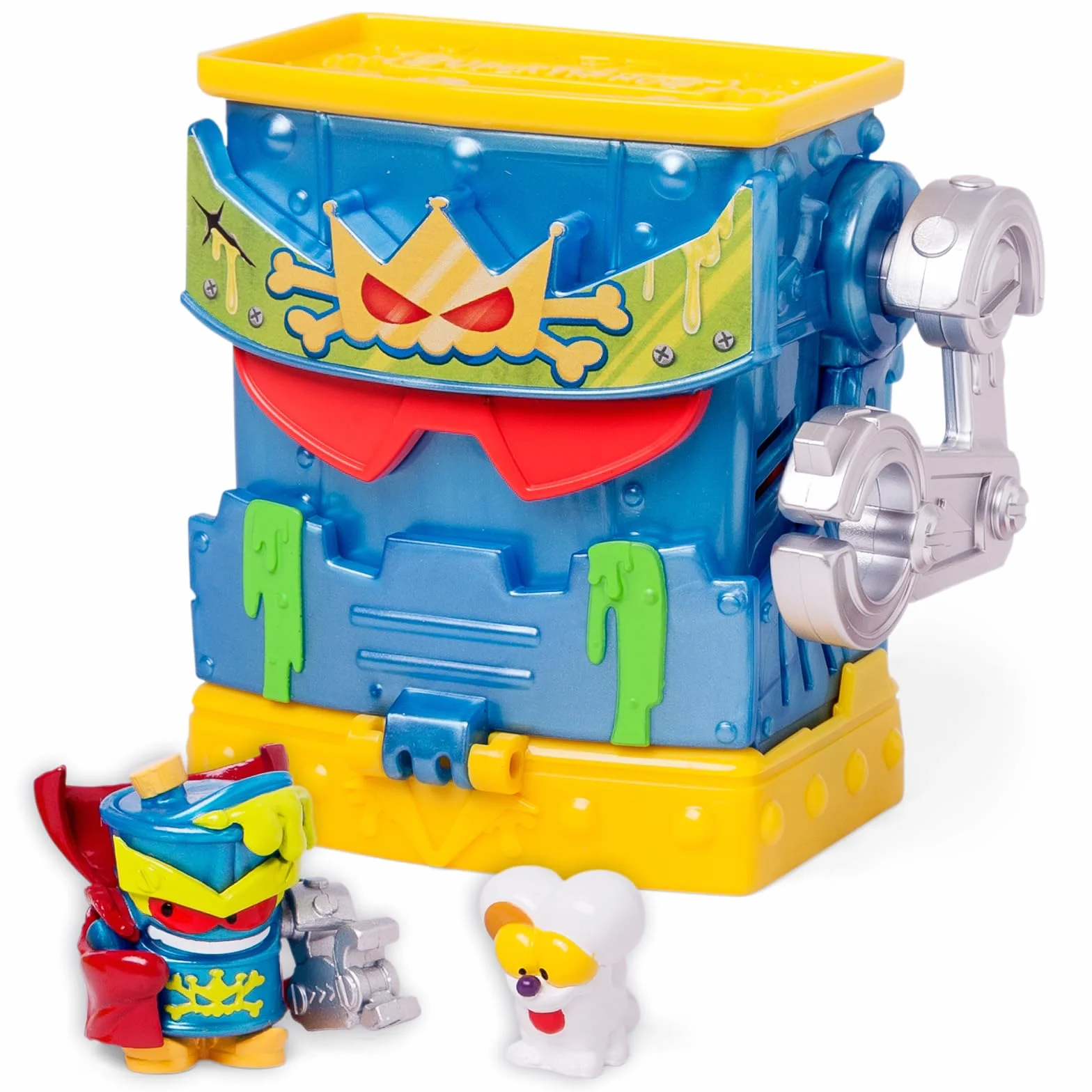 SUPERTHINGS KAZOOM POWER Tajna baza Mr Kinga z serialu animowanego - 1 Hidden Base, 1 Mr King, 1 Ron Ron