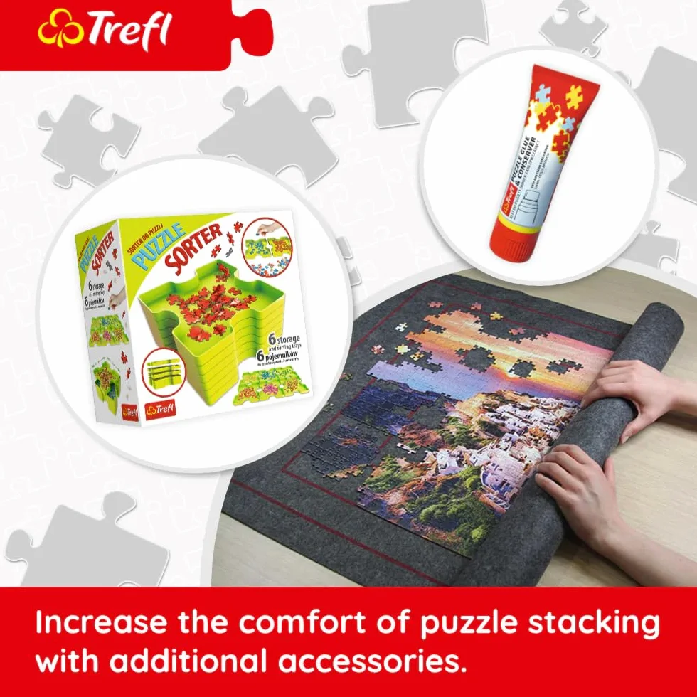 Trefl Canal Grande, Wenecja Puzzle Panoramiczne 1000 Elementów o Wysokiej Jakości Nadruku, od 12 lat