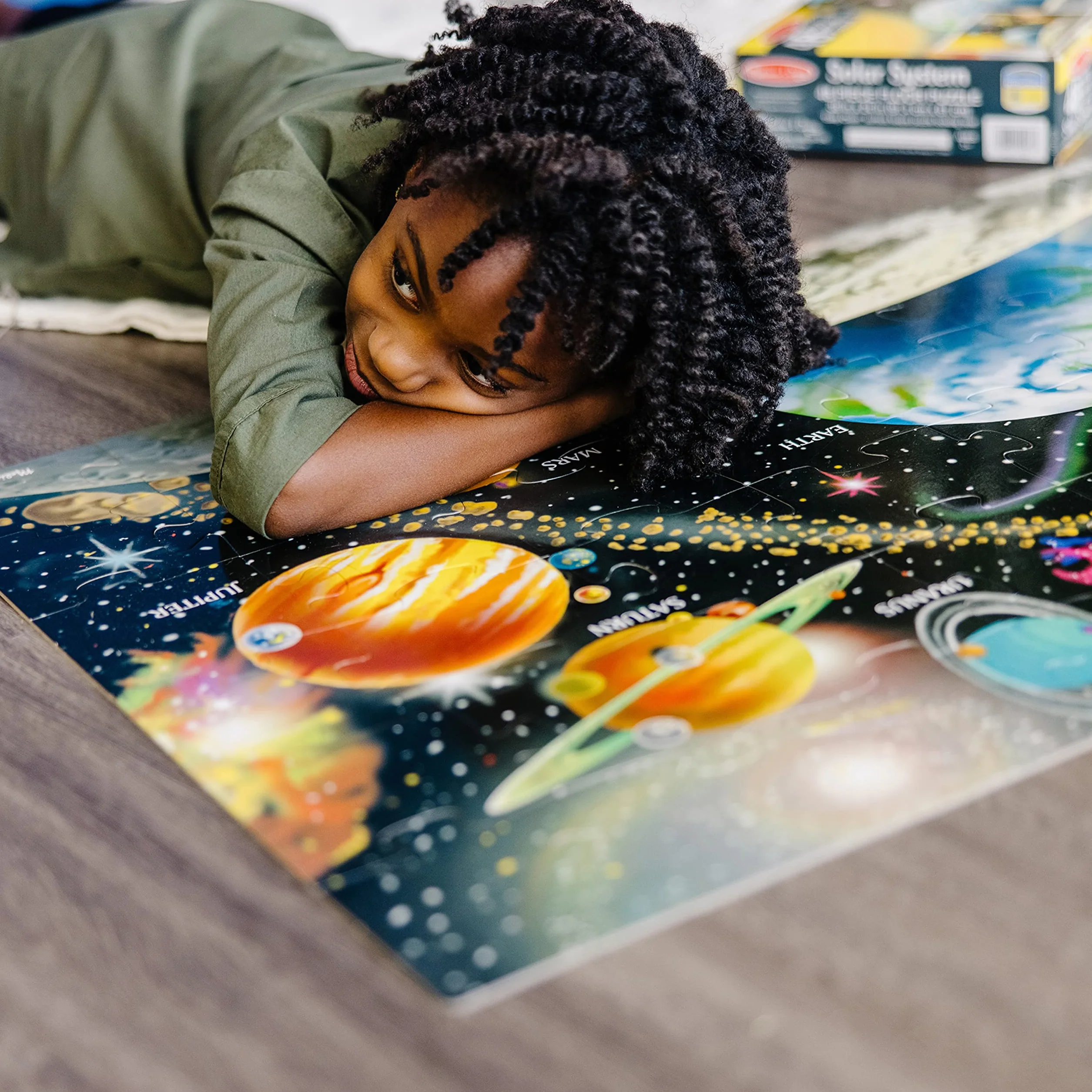 Melissa & Doug Solar System Floor Puzzle (48 pcs, 2 x 3 feet)