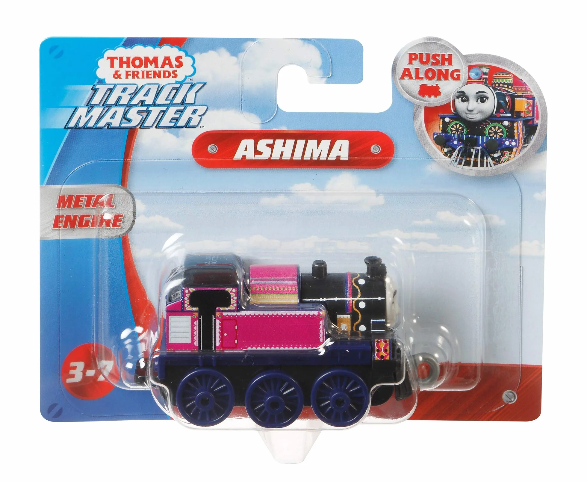 Thomas & Friends Trackmaster, pchany Ashima metalowy silnik pociągowy