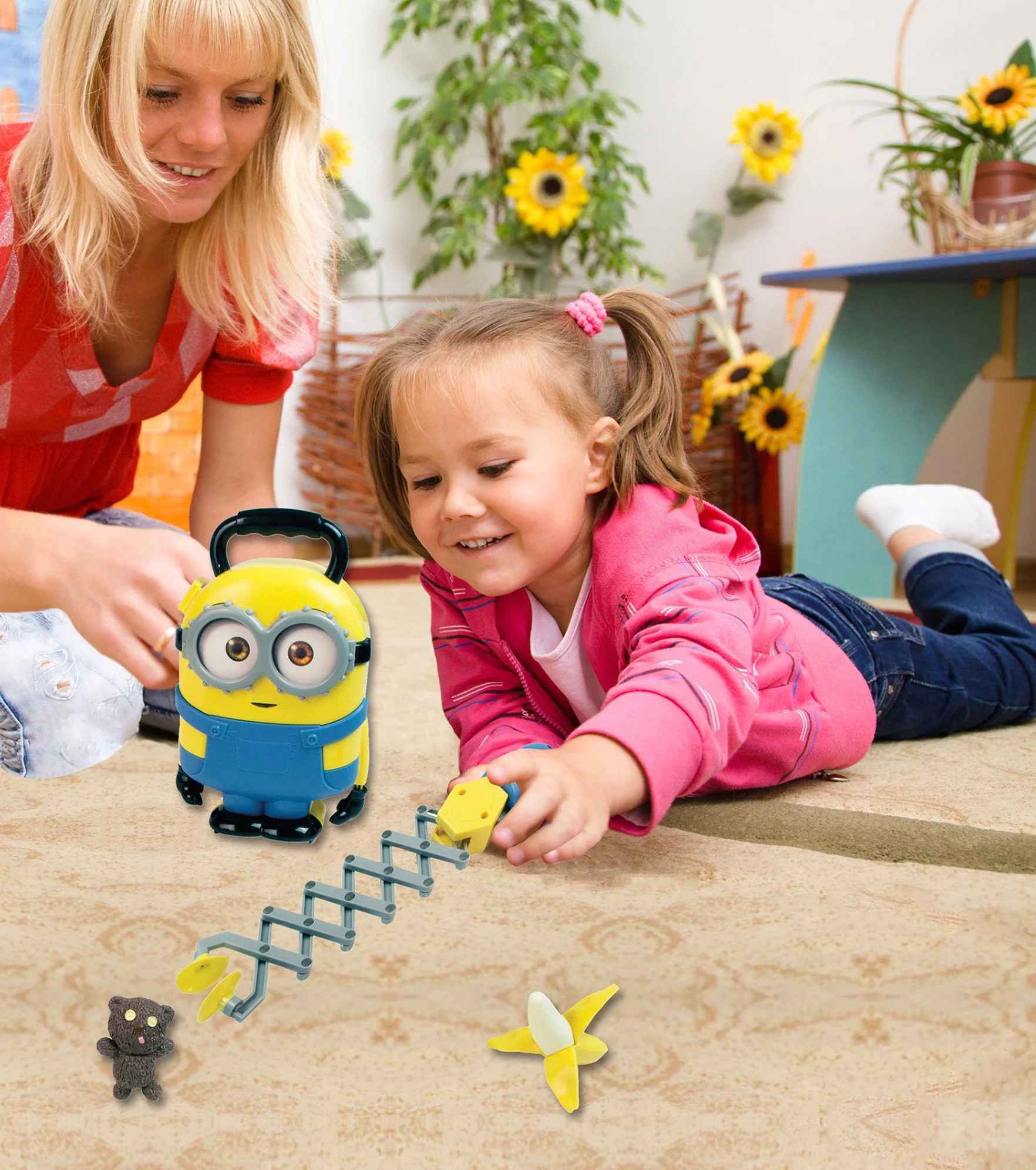 Lexibook Uniwersalne etui i akcesoria dla Minionów Despicable Me, Minionki Bob, żółte/niebieskie, RPDES100,300 cm