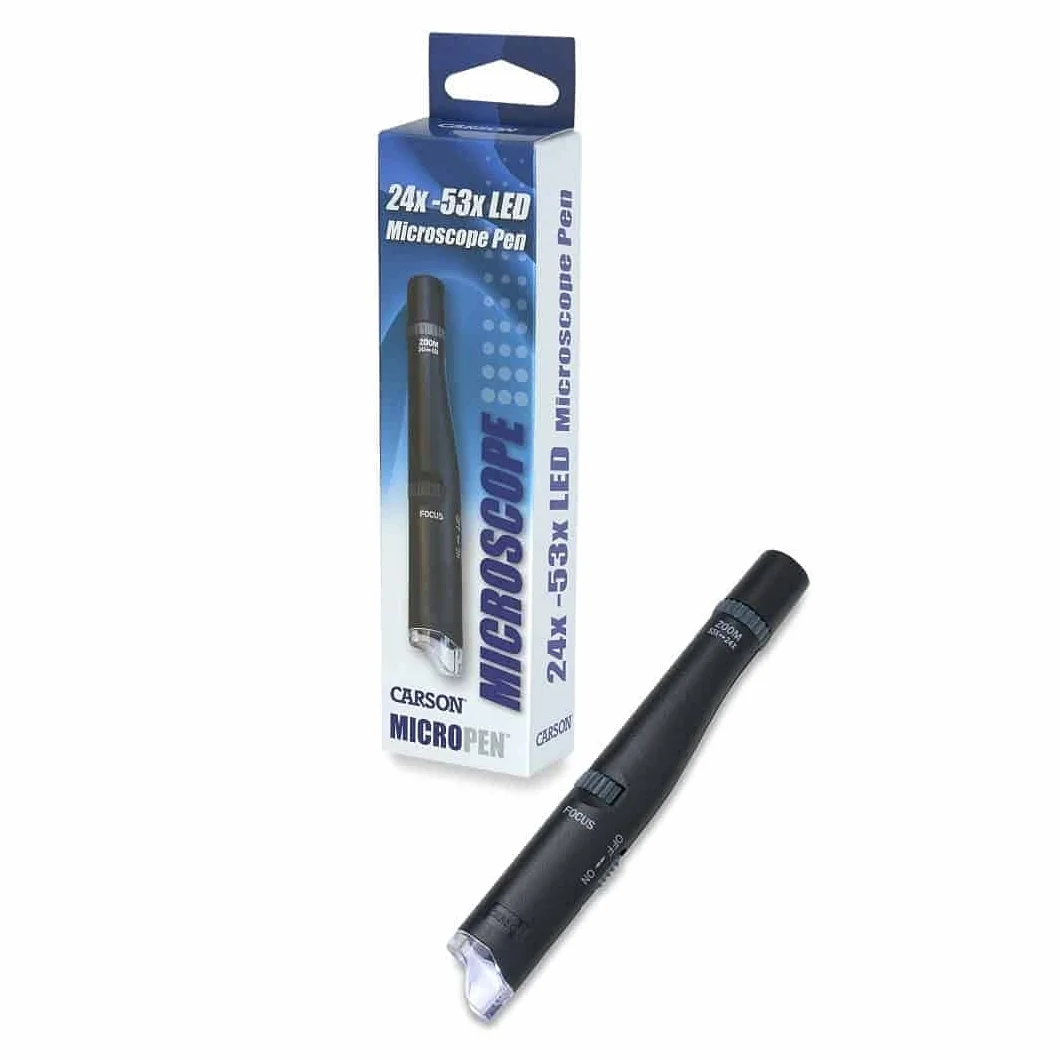 Carson MicroPen 24x-53x rysik do mikroskopu i lupy z LED (MP-300)