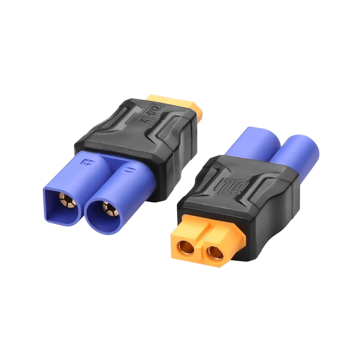SinLoon 2-pak EC5 do XT60 adapter złącza bezprzewodowego do drona RC FPV Car Lipo ładowarka ESC (EC5 męski na XT60 żeński)