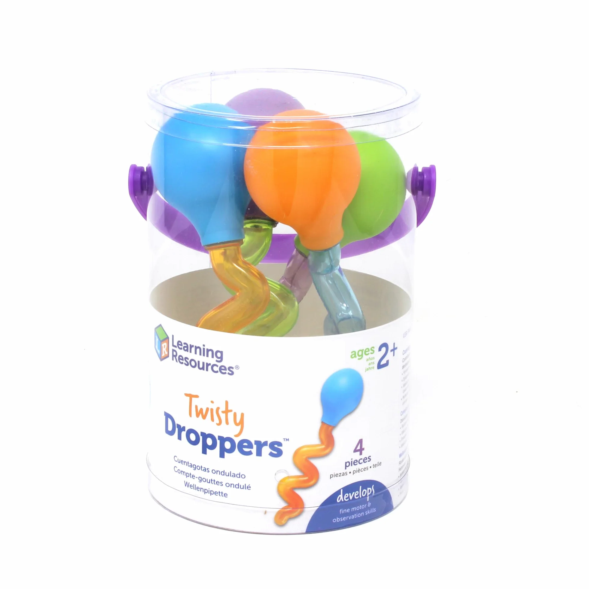 Learning Resources Twisty Droppers 4-Kawałek Zestaw