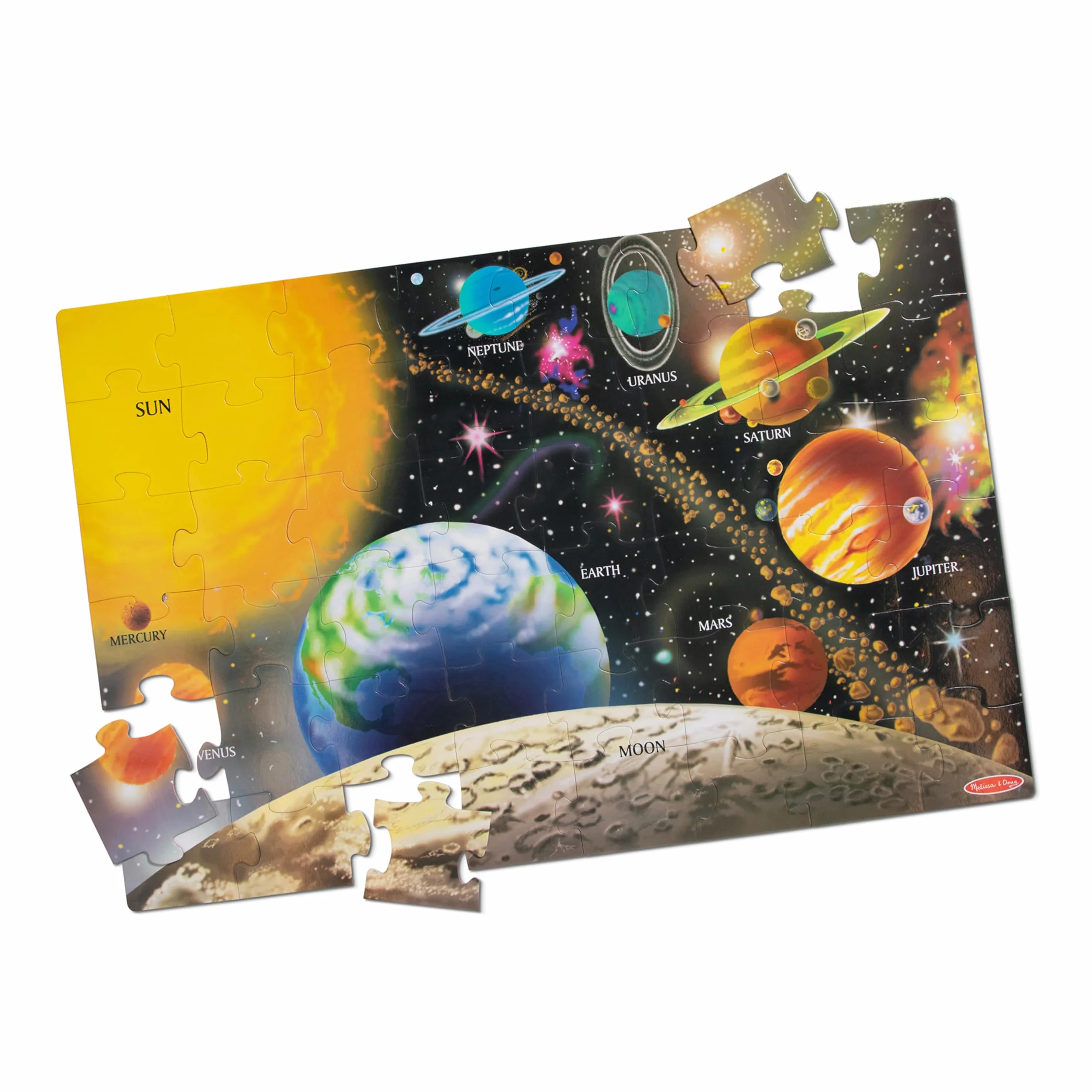 Melissa & Doug Solar System Floor Puzzle (48 pcs, 2 x 3 feet)