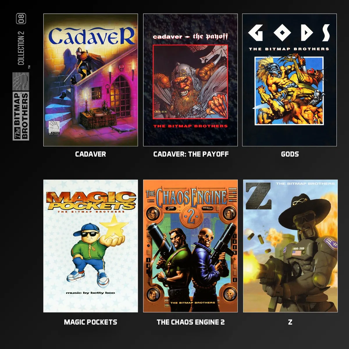 Evercade Bitmap Brothers Collection 2 Retro Videogame One Size