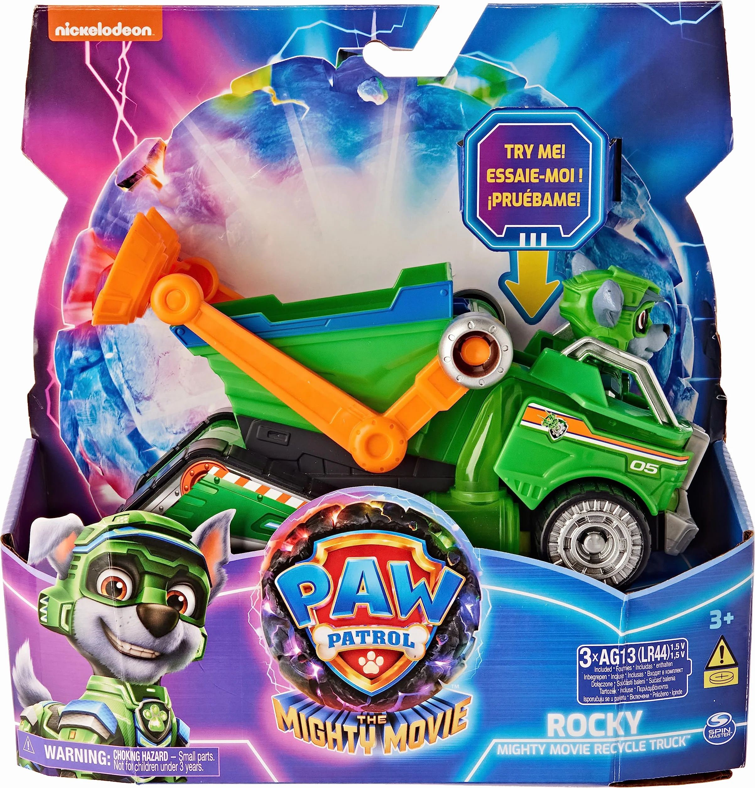 Paw Patrol Mighty Pups Samochodzik, Wielokolorowy, Od 3 lat