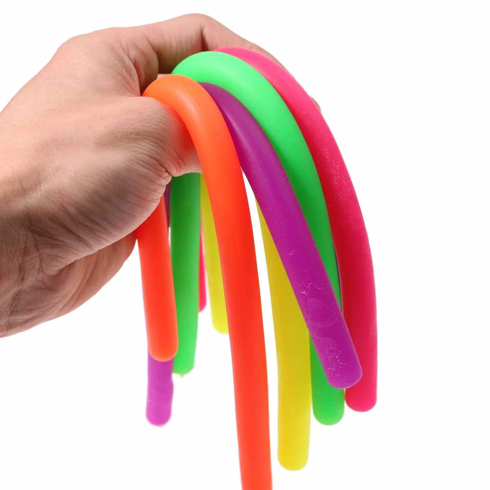 Zayin Rozciągliwe makaron Fidget / zabawki sensoryczne- rozciąga się od 25 cm do 20 stóp