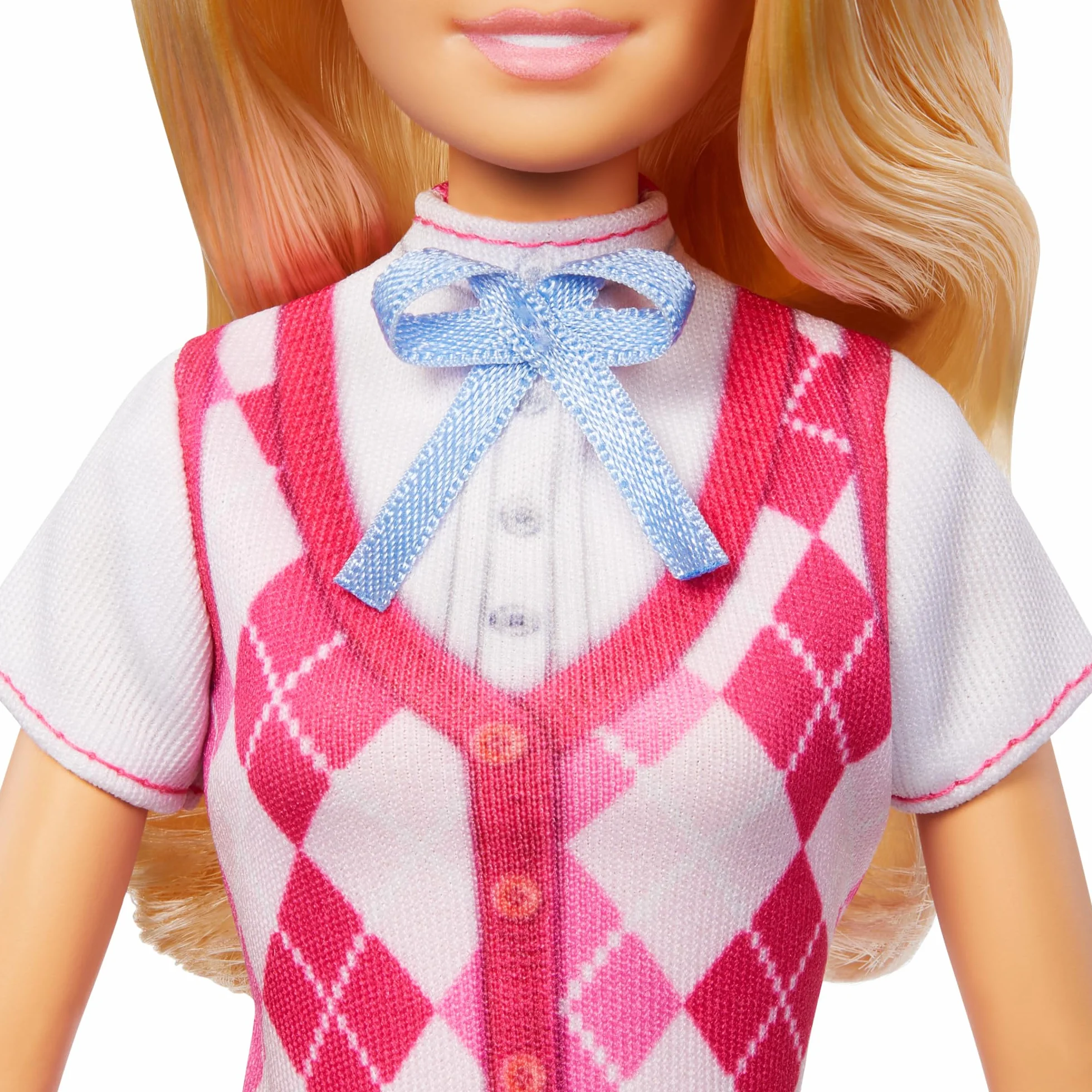 Barbie Lalka Dżokejka Malibu zabawka dla dzieci od 3 lat Lalka filmowa w zdejmowanym stroju i toczku oraz akcesoria inspirowane serialem „Barbie Mysteries: The Great Horse Chase”, HXJ38