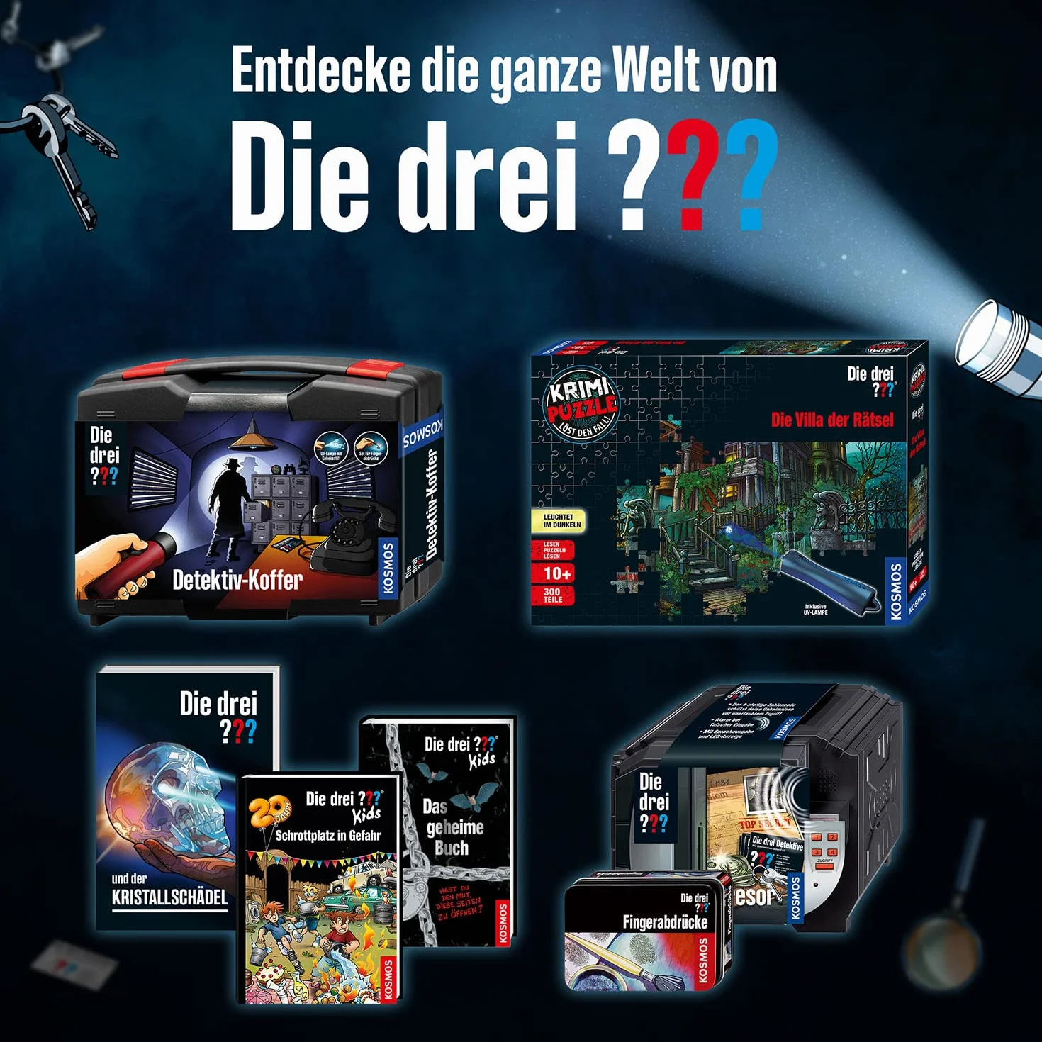 Die drei ??? Geheime Botschaften: Detektiv-Set