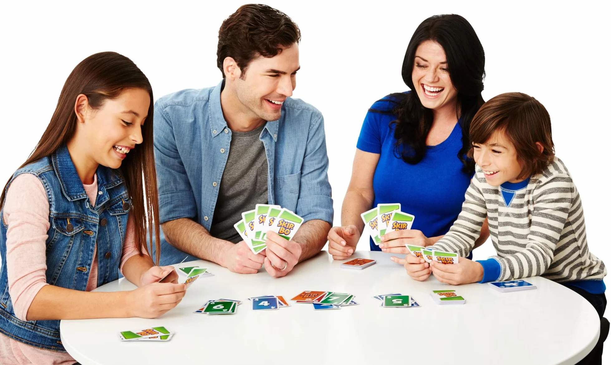 Mattel Games 52370 Gra Karciana Skip-Bo i Gra Rodzinna odpowiednia dla 2-6 Graczy, Gra od 7 Lat