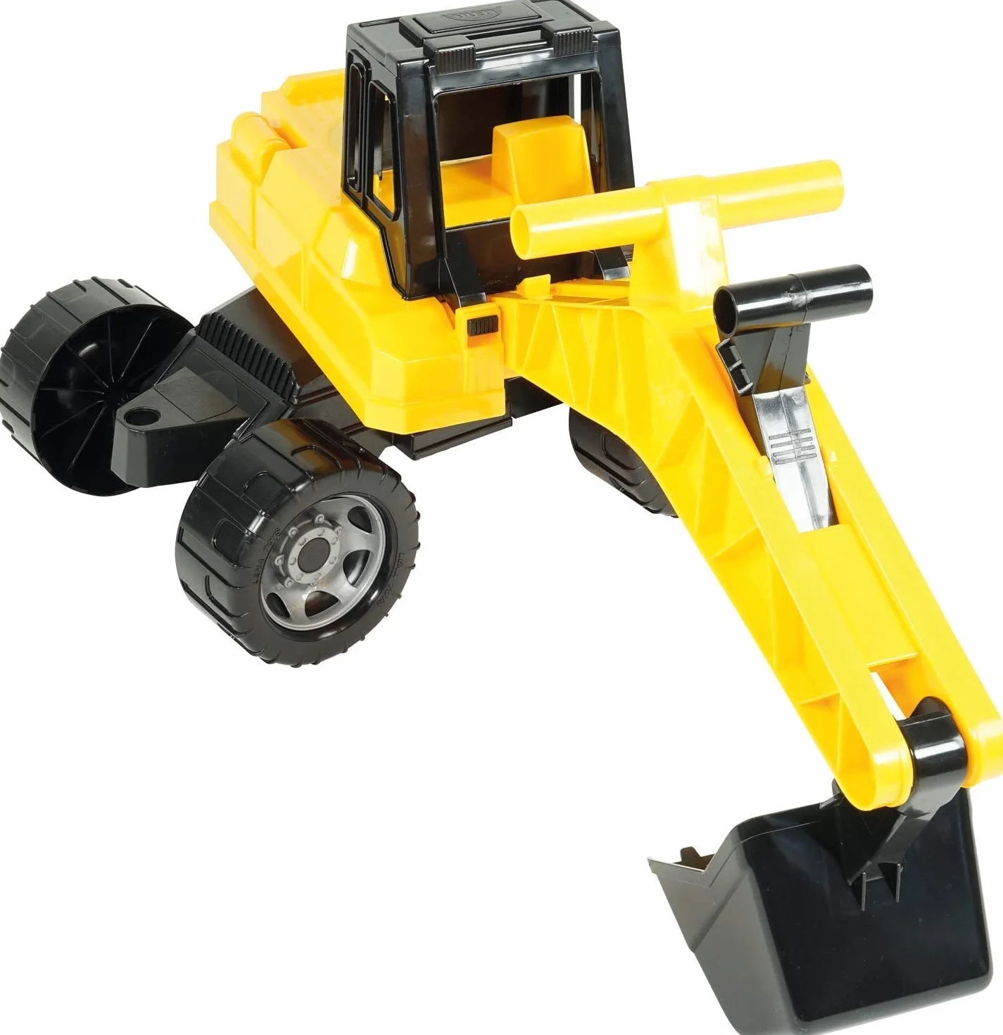 Lena Giga Trucks Zabawka Koparka, Czarny/Żółty, Od 18 miesięcy, 2017