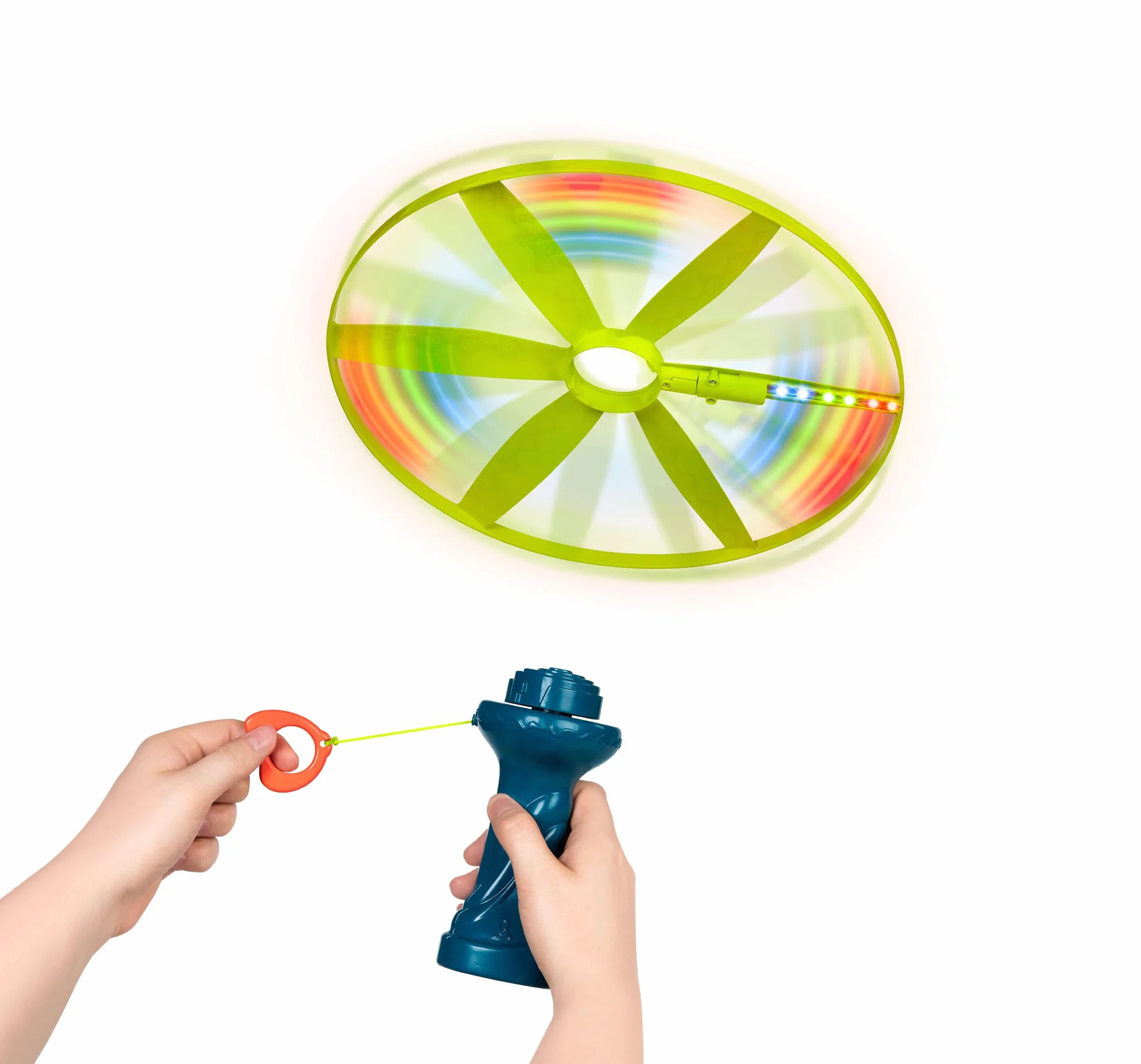 B. Toys by Battat - Light-Up Disco Flyers - Latający dysk ze światłami i wyrzutnią dla dzieci od 3 lat + - Amazon Vine