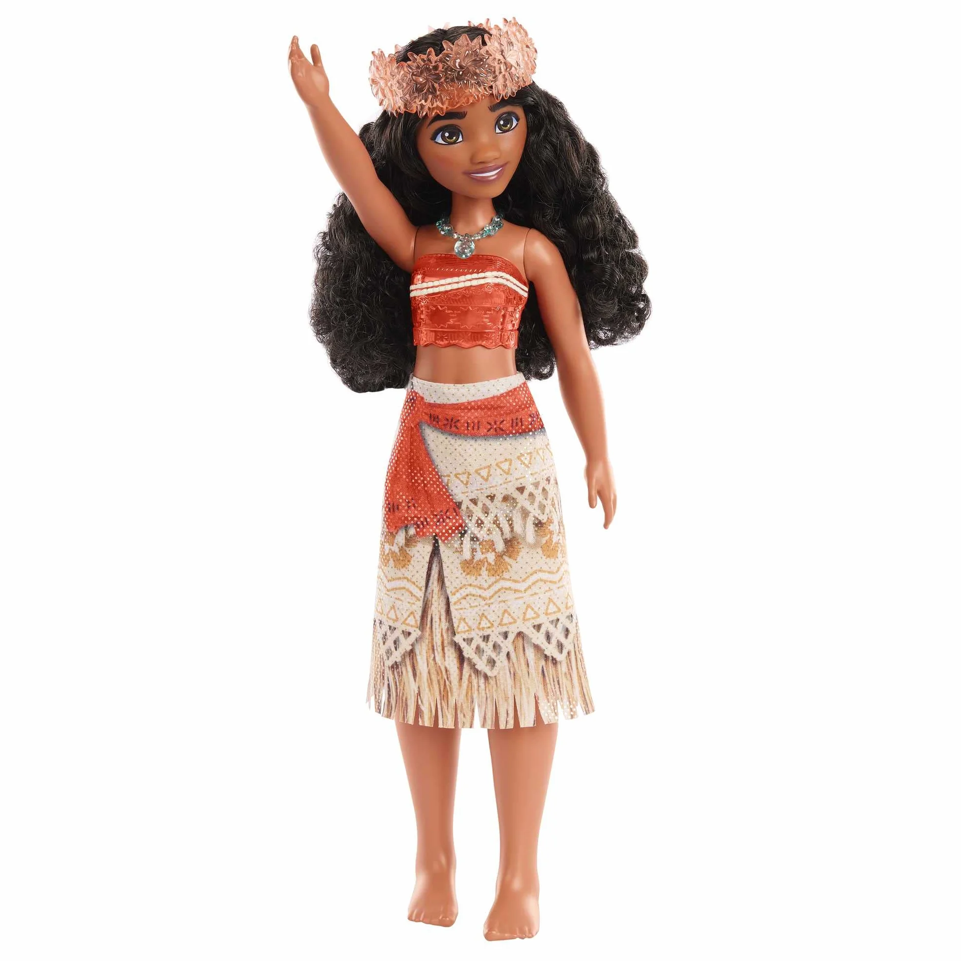 Mattel Księżniczka Disneya Vaiana Lalka z punktami zgięcia, ubrankiem i akcesoriami inspirowanymi filmem Disneya, prezent dla dzieci HPG68