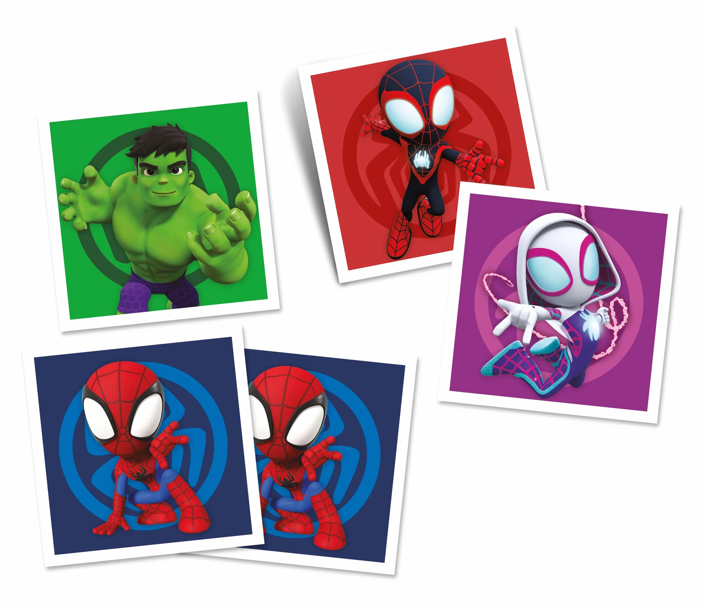 Clementoni gra edukacyjna Memo Marvel Spidey and His Amazing Friends 80 płytek - dla dzieci 4 lata, wyprodukowano we Włoszech 18304