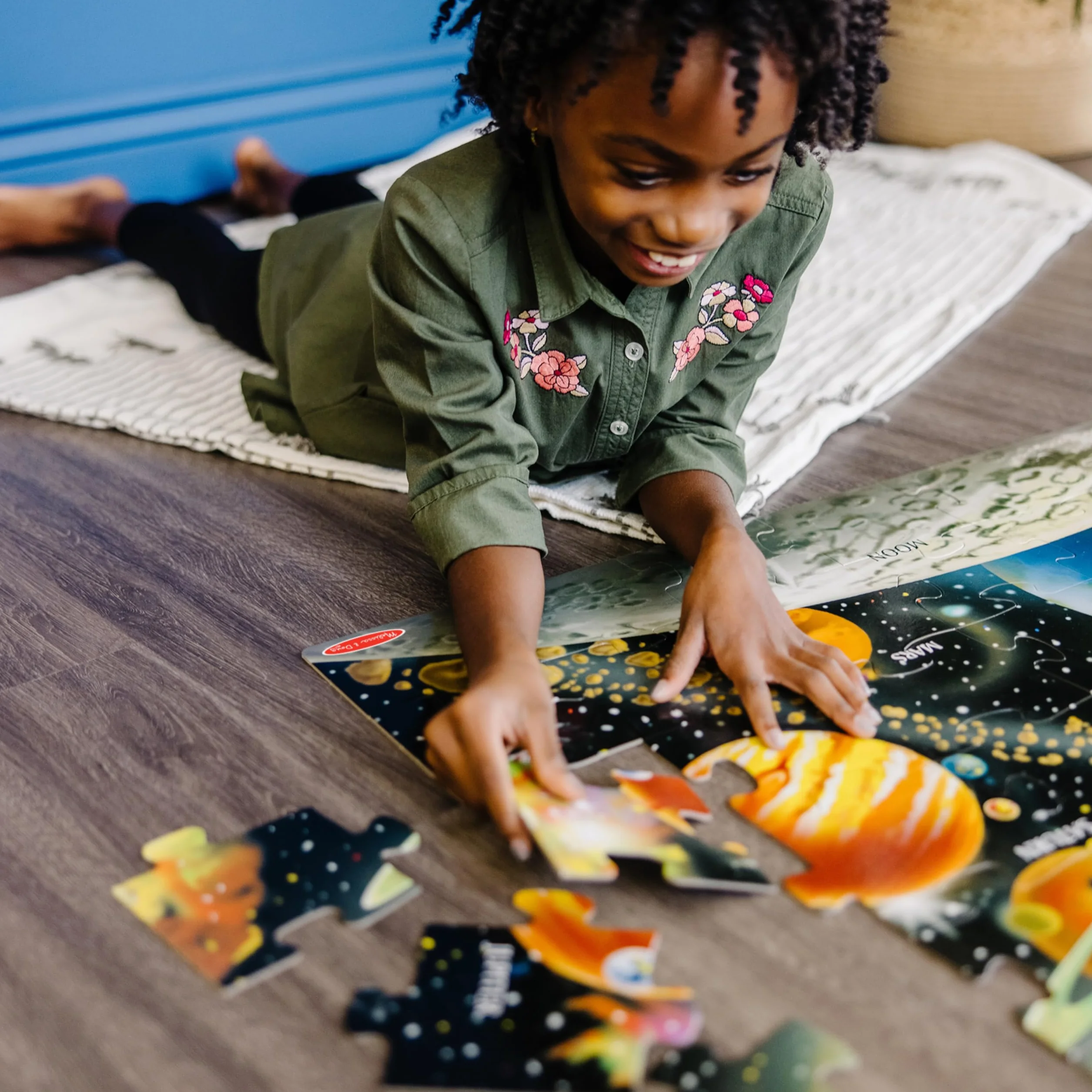 Melissa & Doug Solar System Floor Puzzle (48 pcs, 2 x 3 feet)