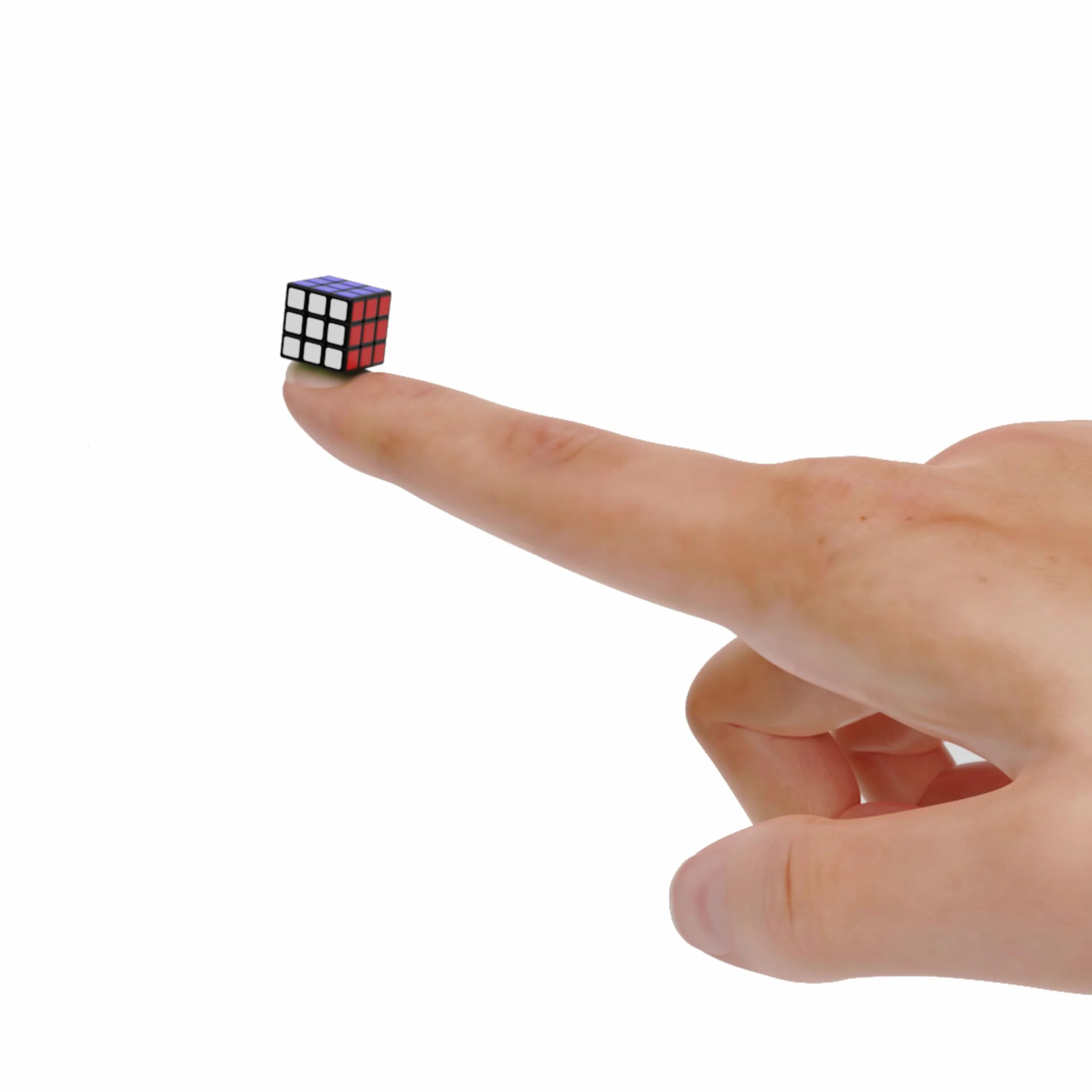 Mini Speed ​​​​Cube Cube 3 x 3 Cube Lab, mini 1 x 1 x 1 cm, najmniejsza kostka prędkości na świecie, płynny obrót, malutka gładka kostka logiczna