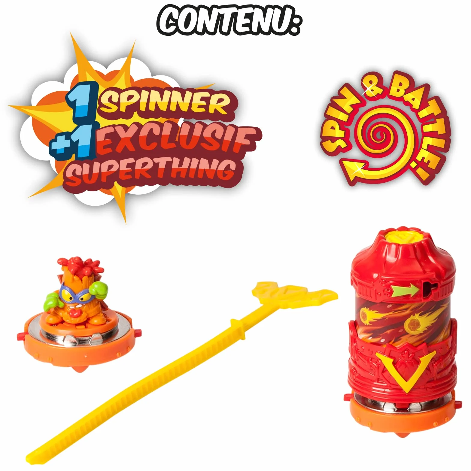 Superthings Rivals Of Kaboom Volcano Viper Spinner do Zabawy, Wielokolorowy, Od 3 lat, PSTSBB16IN20