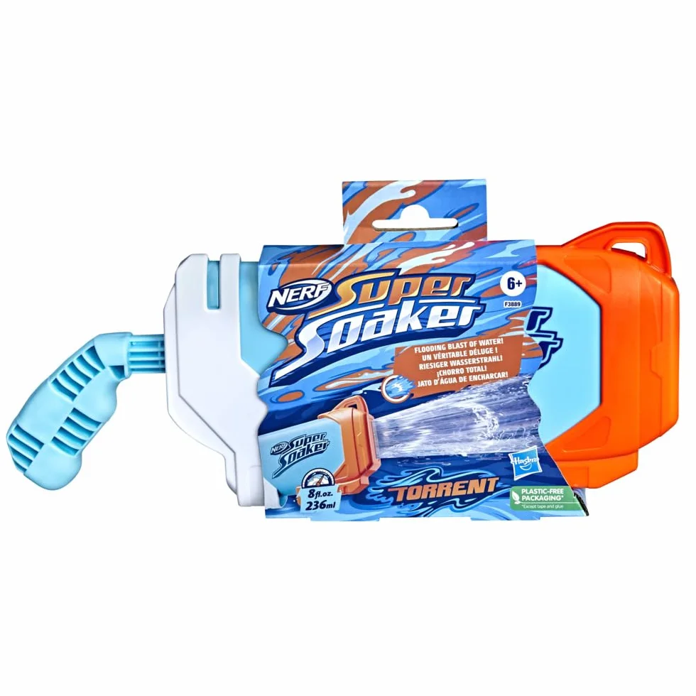 Hasbro Super Soaker Torrent Wyrzutnia Wodna, Wielokolorowy, Od 3 lat