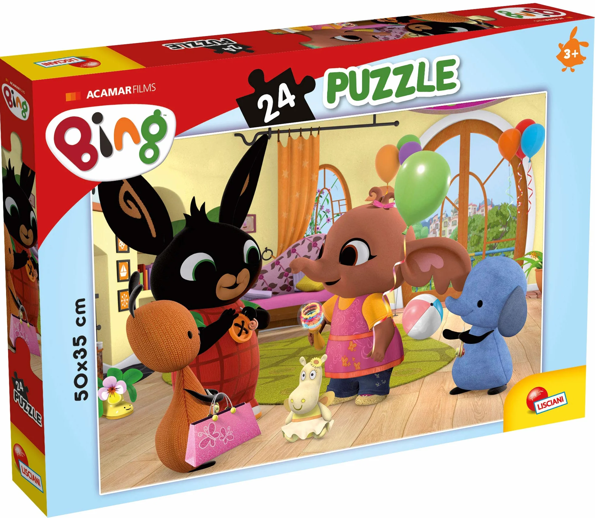 Lisciani Puzzle de 24 piezas, Bing 77960 - Rompecabezas para niños a partir de 3 años,