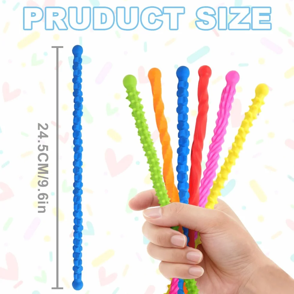 Aolso Fidget Toys 6 sztuk zabawek sensorycznych, zabawka sensoryczna dla dzieci autystycznych ADHD, fidgety do łagodzenia stresu dla dorosłych i dzieci, klasa podróżna Essentials