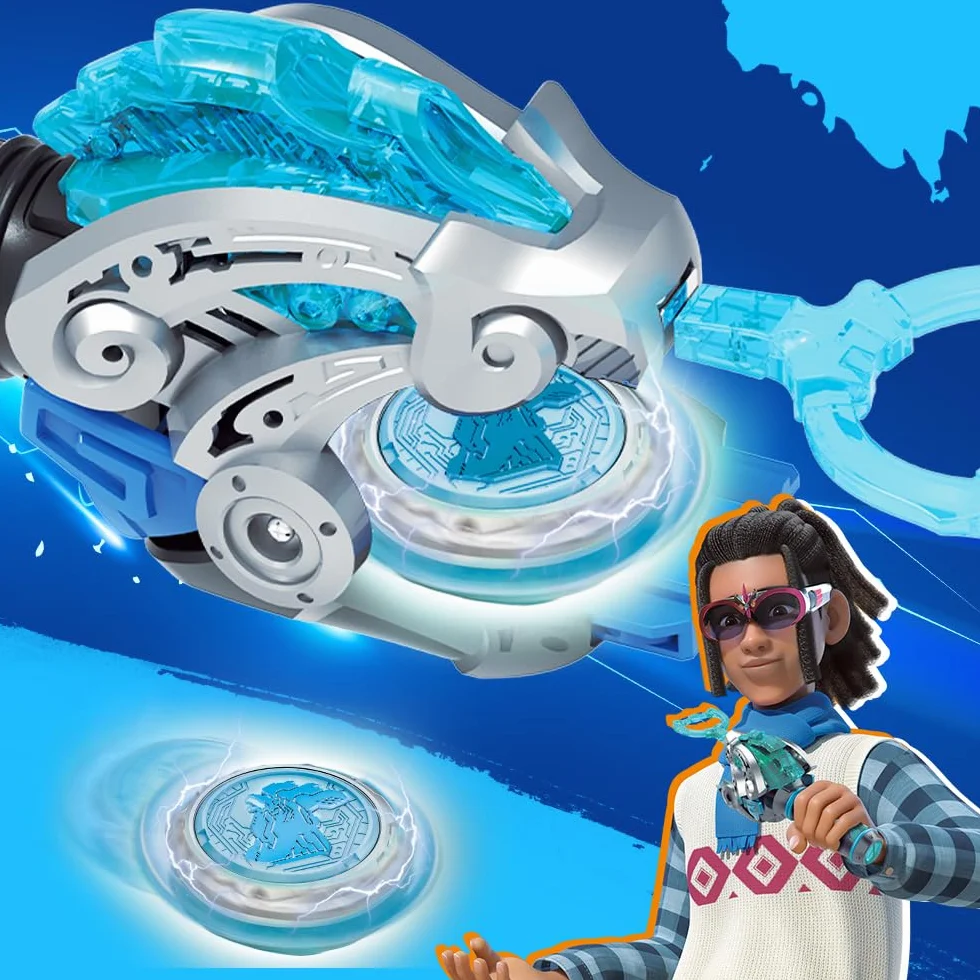 Infinity Nado Beyblade Battle Top, zabawka dla chłopców od 5, 6, 7, 8, 9, 10, 11, 12 lat, złoty wojownik Phoenix