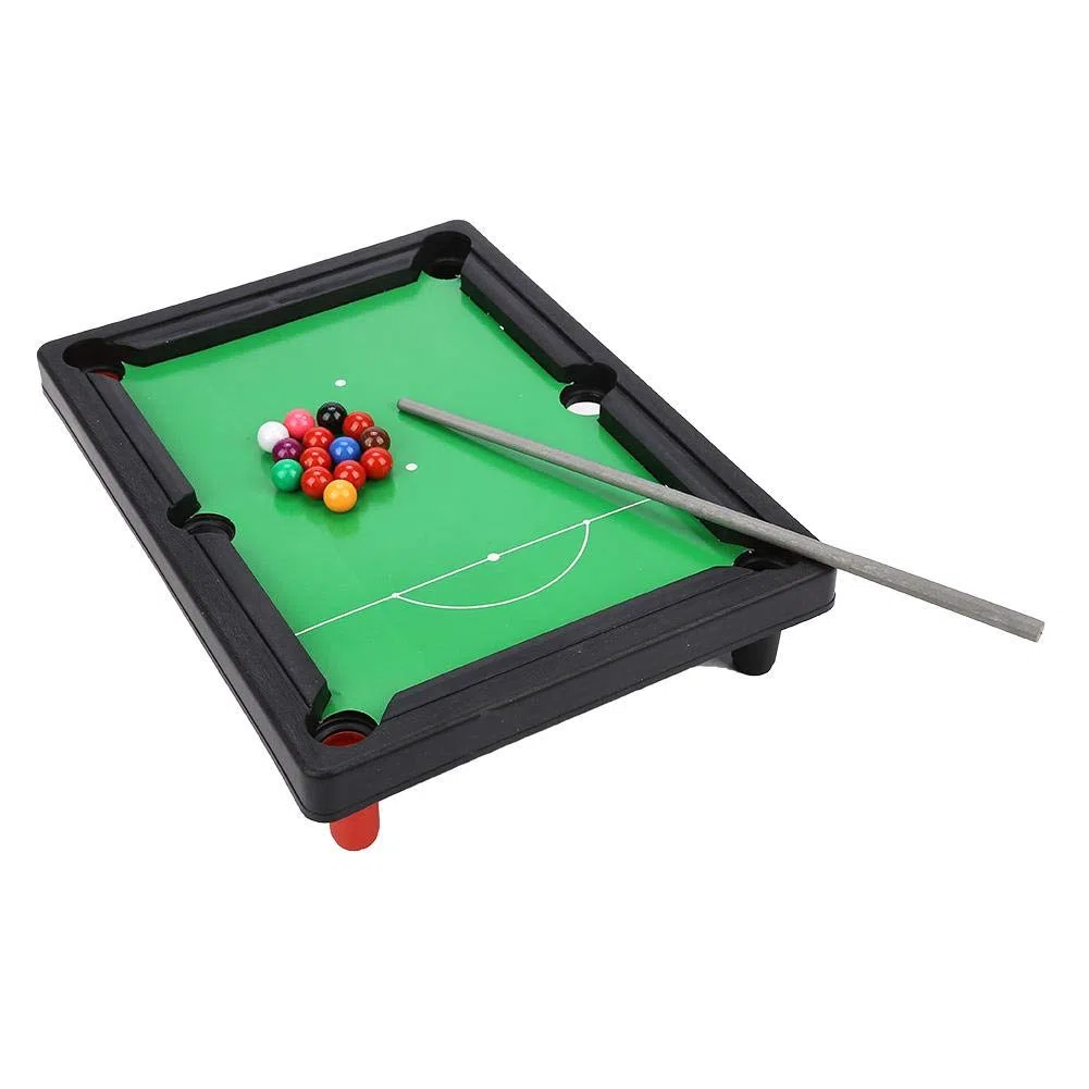 Mini-Tisch-Pool-Set, High Simulation Light Billard Mini-Spielset Mini-Billardtisch für Kinder Spielzeug 13x9,5x2,6 Zoll