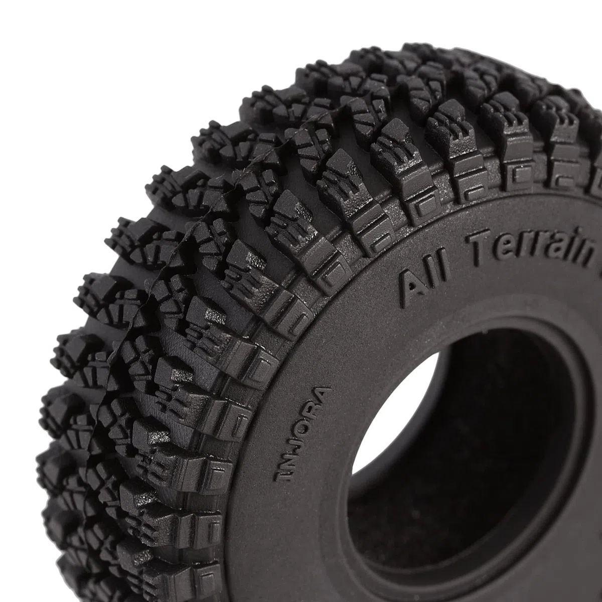 INJORA Opony RC 1.0 Soft Rubber Tire do wszystkich terenów 58 x 20 mm do 1/24 1/18 TRX4M Axial SCX24 C10 Deadbolt JLU Gladiator Bronco Upgrade RC Crawler Car