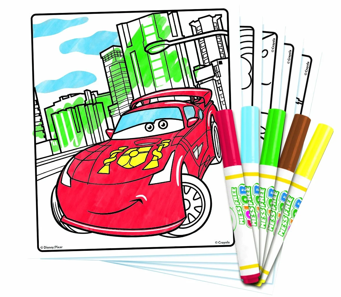Crayola 12803.4100 Disney Pixar Color Wonder-Cars 3 kolorowanka