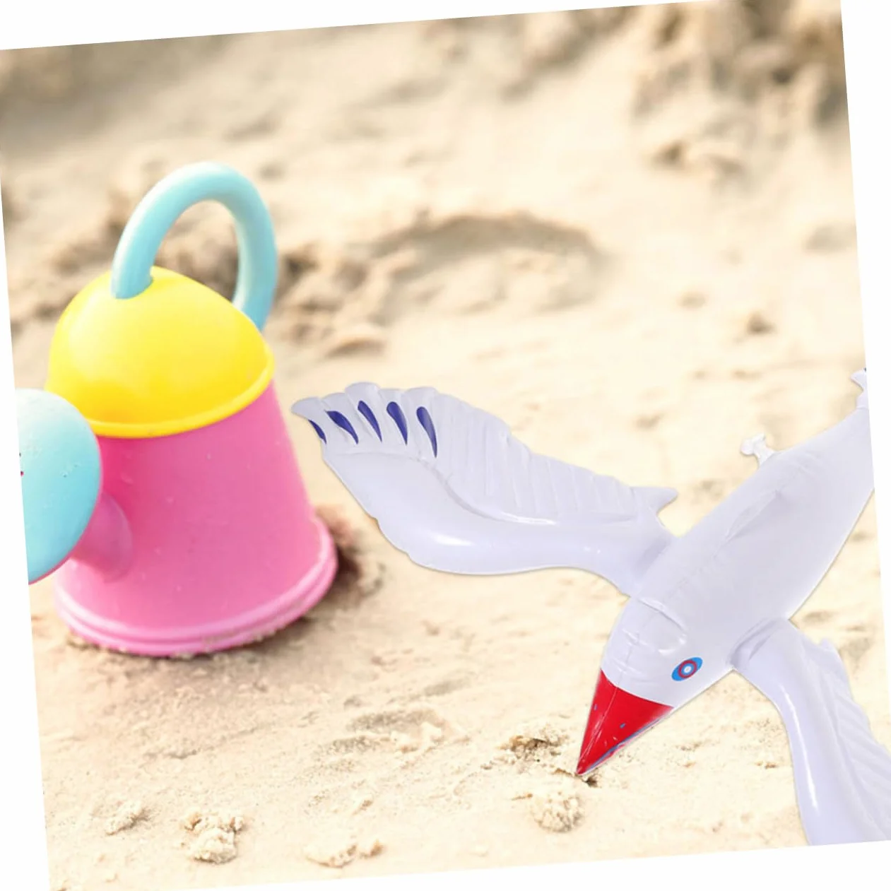 5 Szt Nadmuchiwanych Rekwizytów Imprezowych Pływające Dekoracje Plażowe W Kształcie Mewy Balony Nadmuchiwane Zabawki Nadmuchiwane Zabawki Na Imprezę Przy Basenie